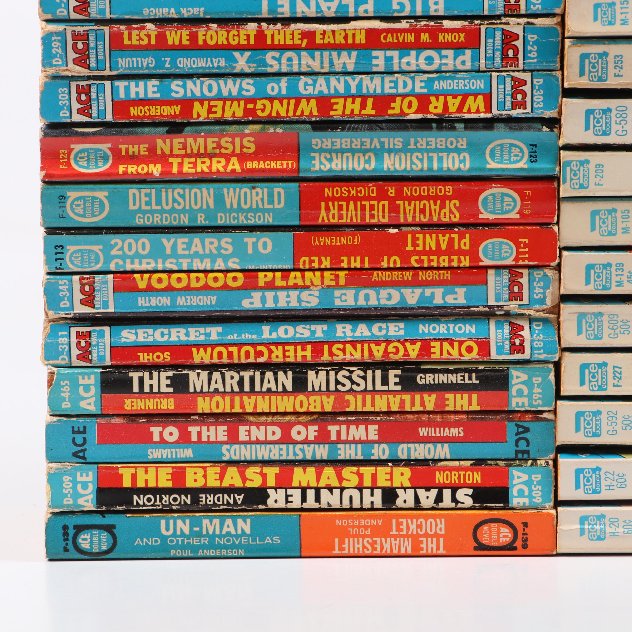 Ace Books Science Fiction Double Paperback Novels, 1960s