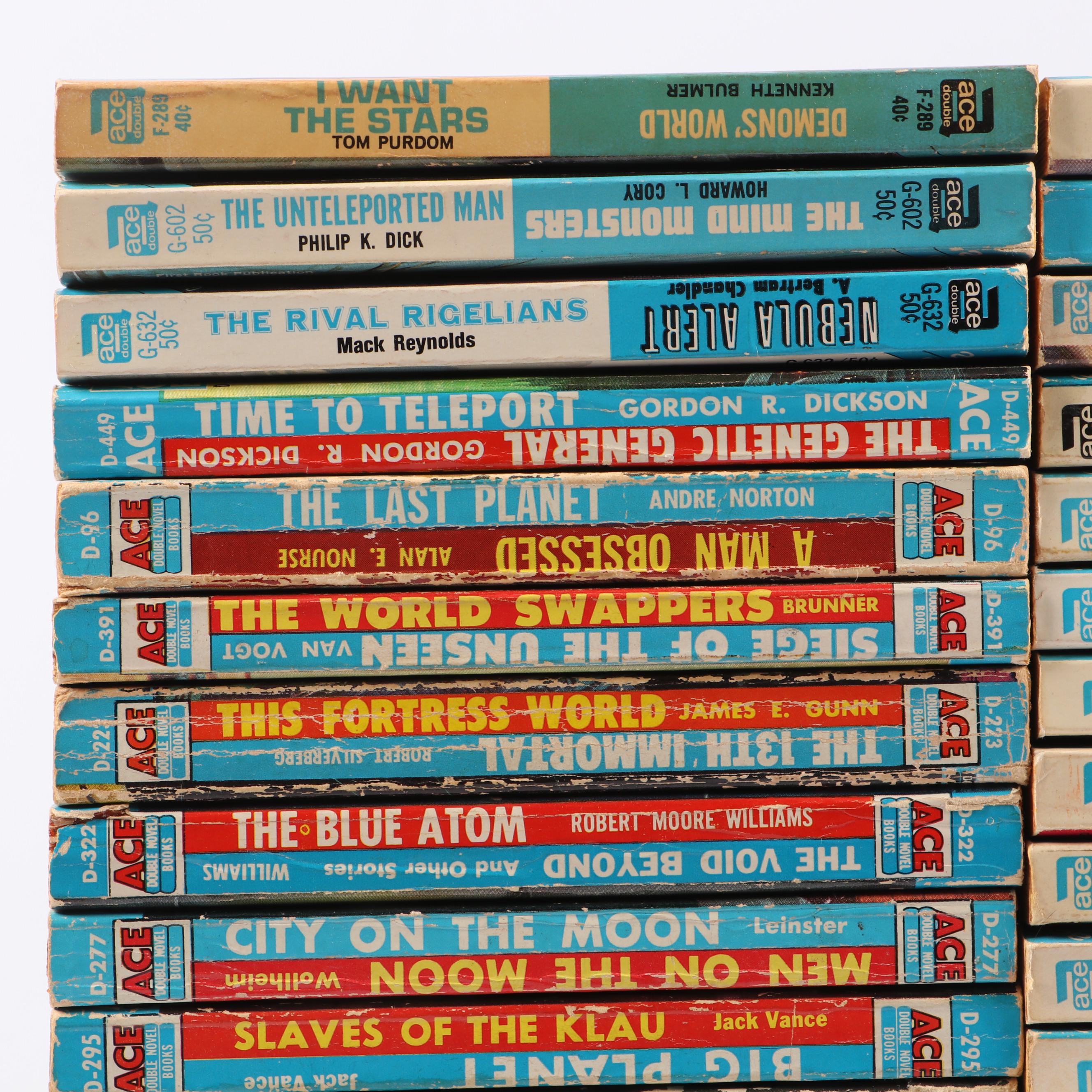 Ace Books Science Fiction Double Paperback Novels, 1960s