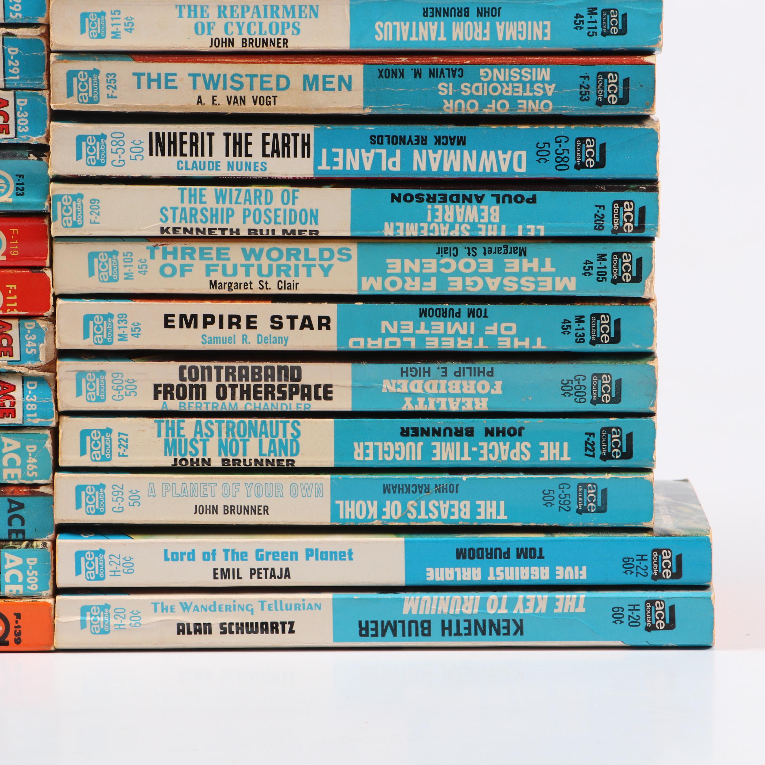 Ace Books Science Fiction Double Paperback Novels, 1960s