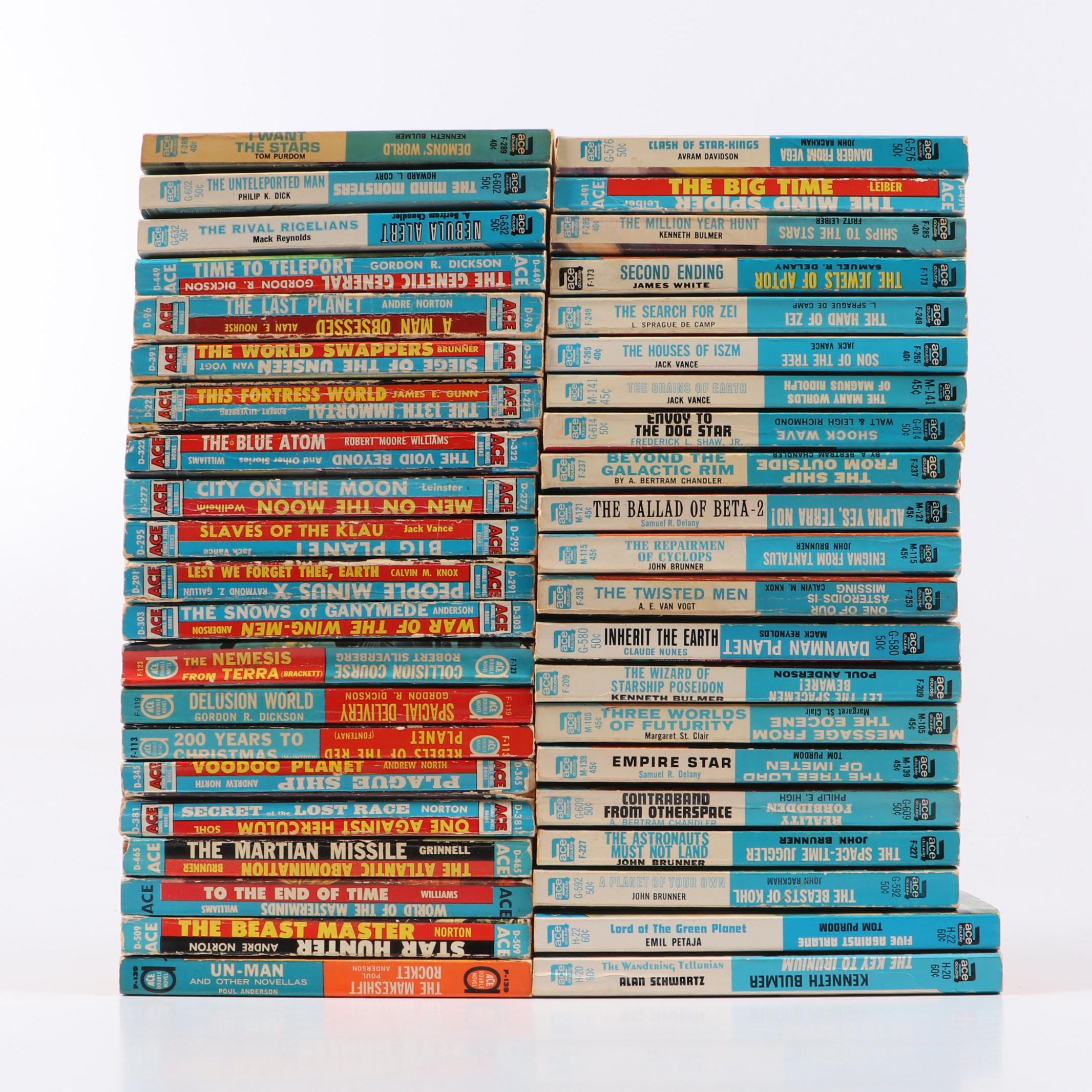 Ace Books Science Fiction Double Paperback Novels, 1960s