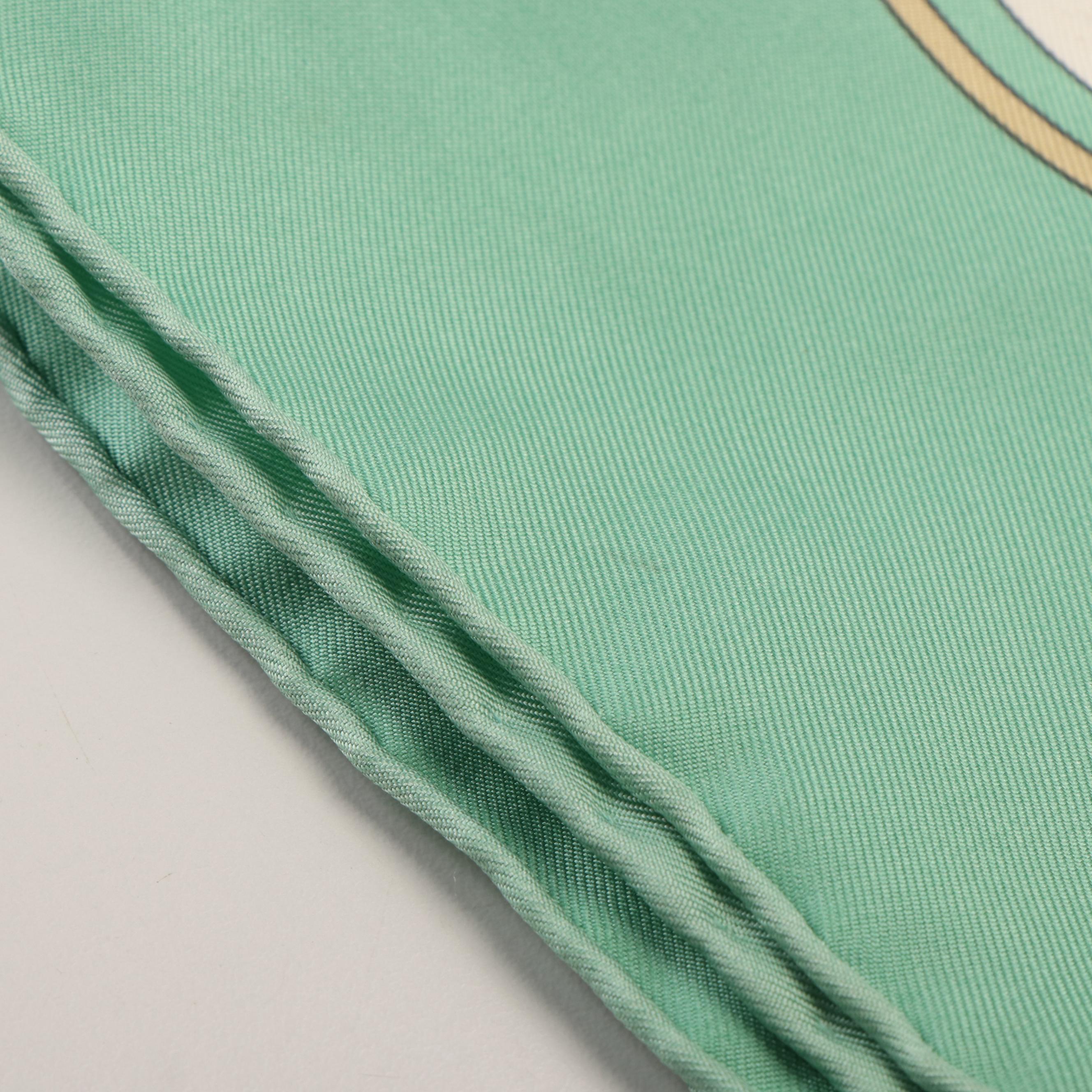 Hermès "Auteuil en Mai" Silk Twill Scarf