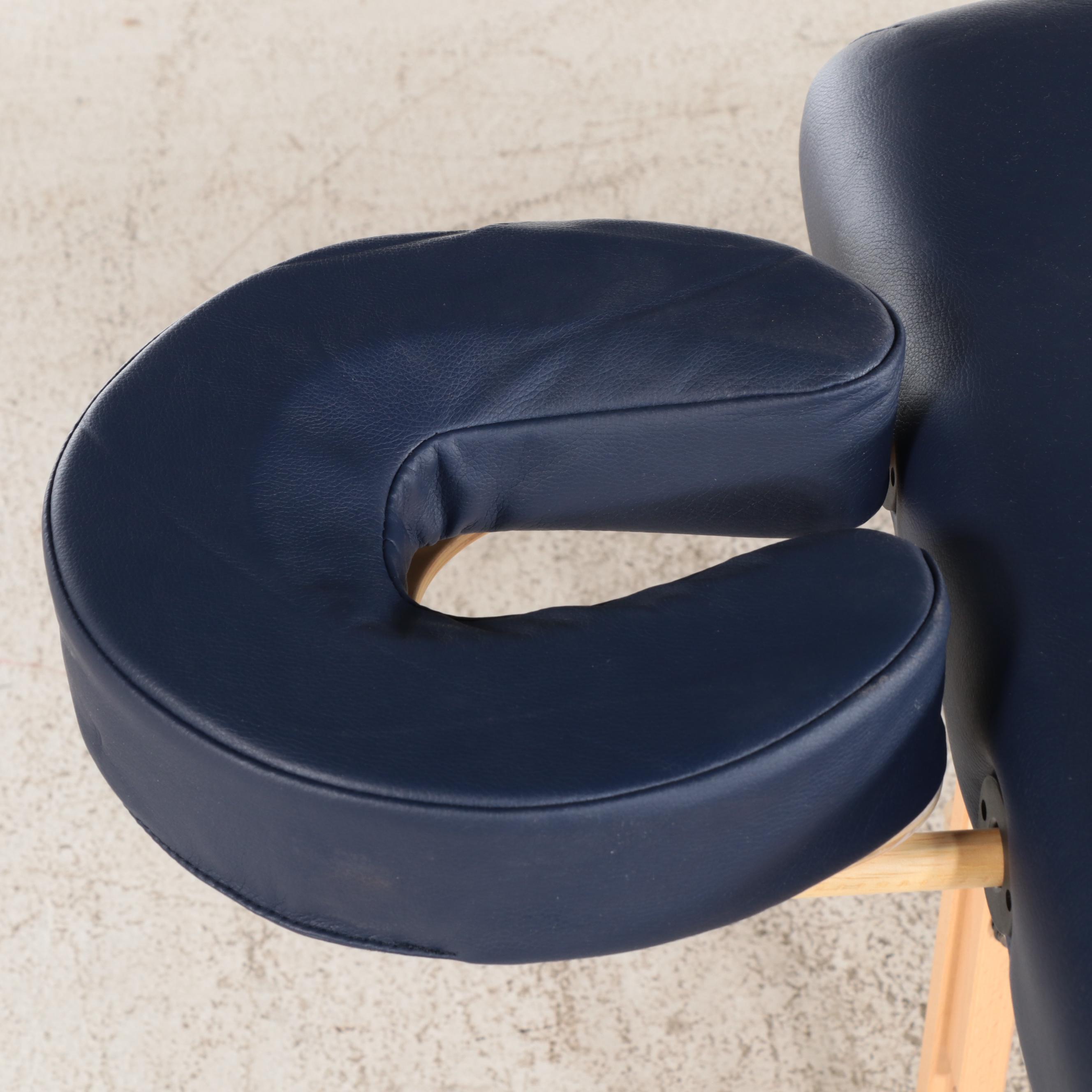 Master Foam Massage Table with Finished Wood Legs