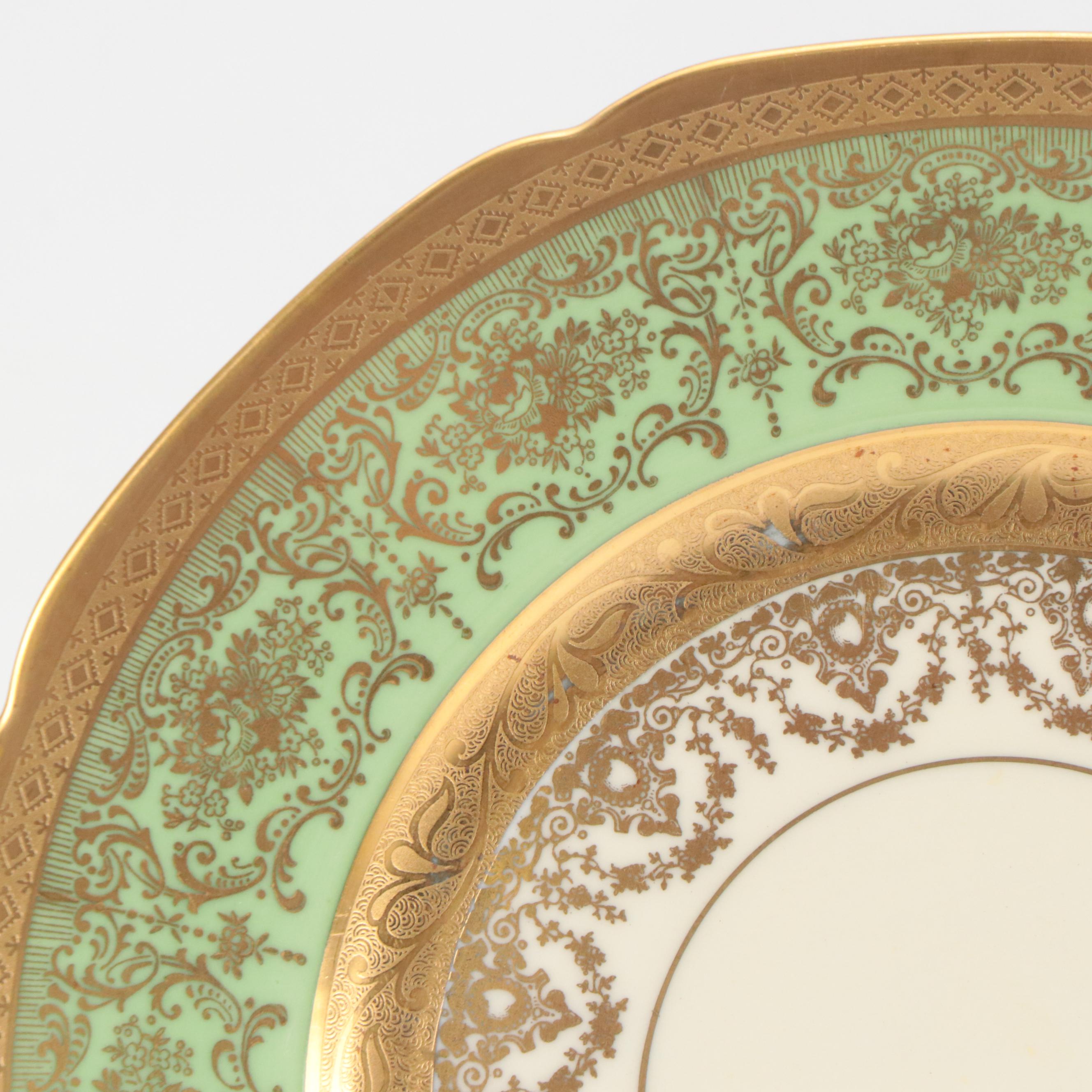 Hutschenreuther Royal Bavarian 22K Gold-Rimmed Porcelain Plates and More