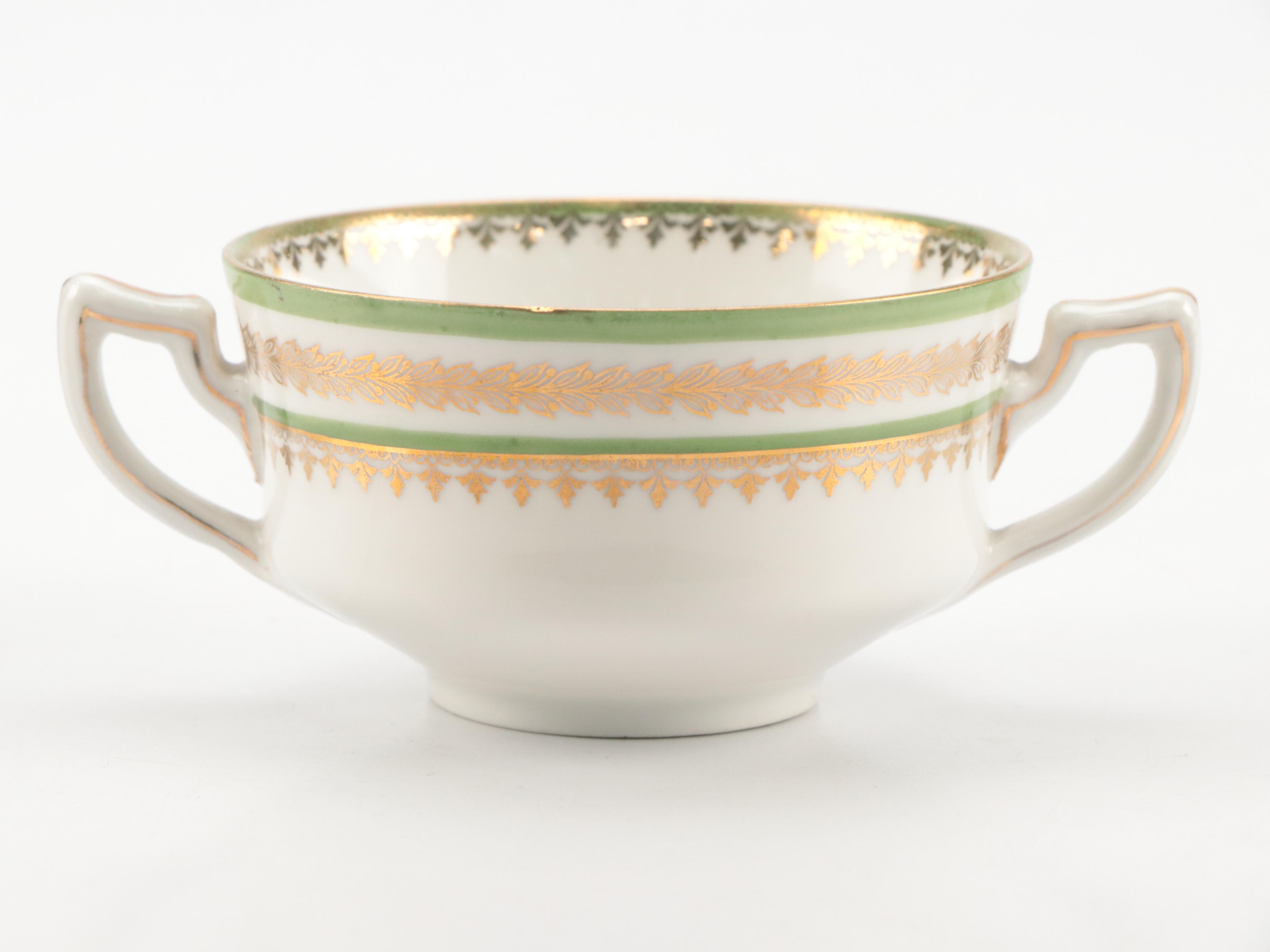 Hutschenreuther Royal Bavarian 22K Gold-Rimmed Porcelain Plates and More