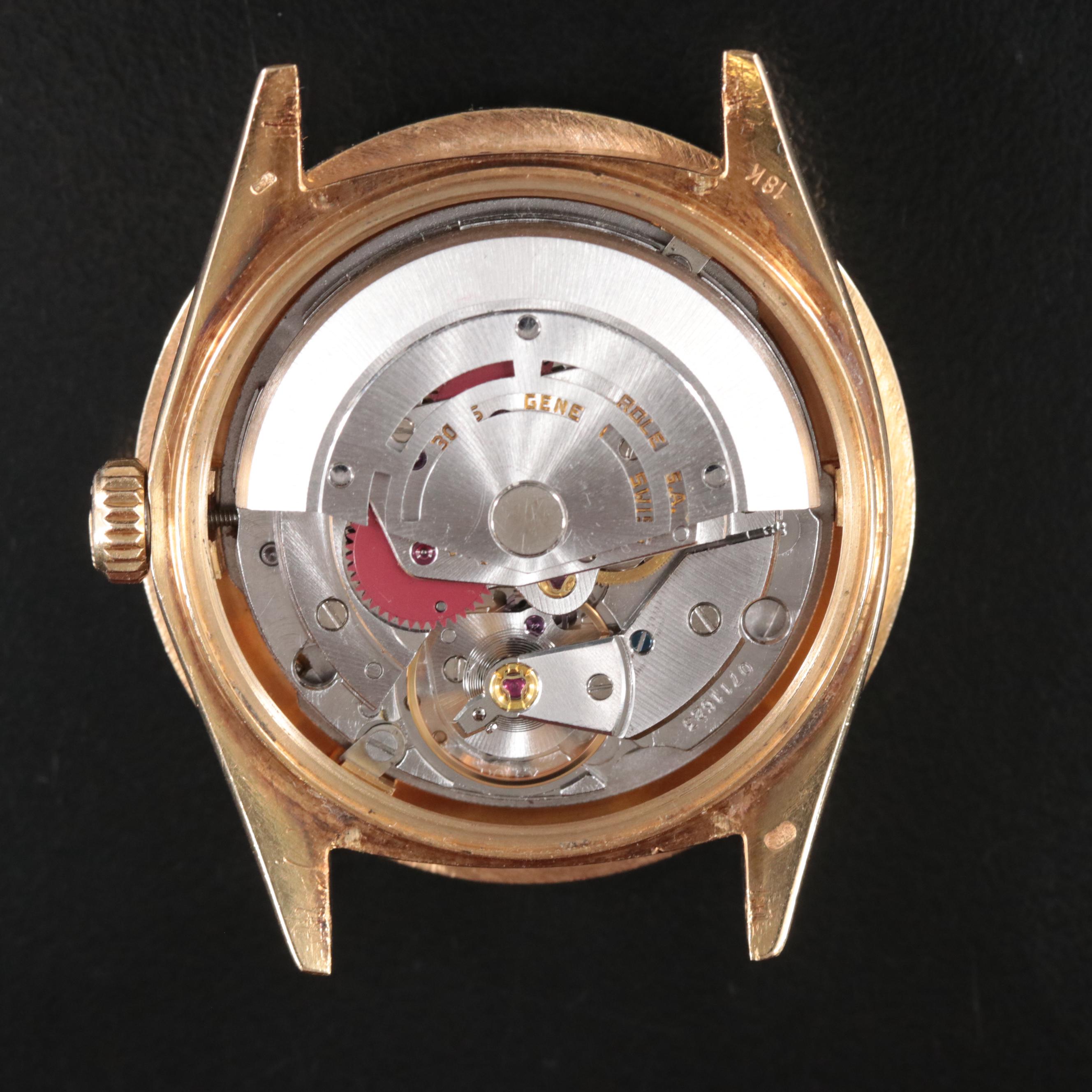 1983 Rolex Day-Date 18038 Custom 3.82 CTW Diamond Watch