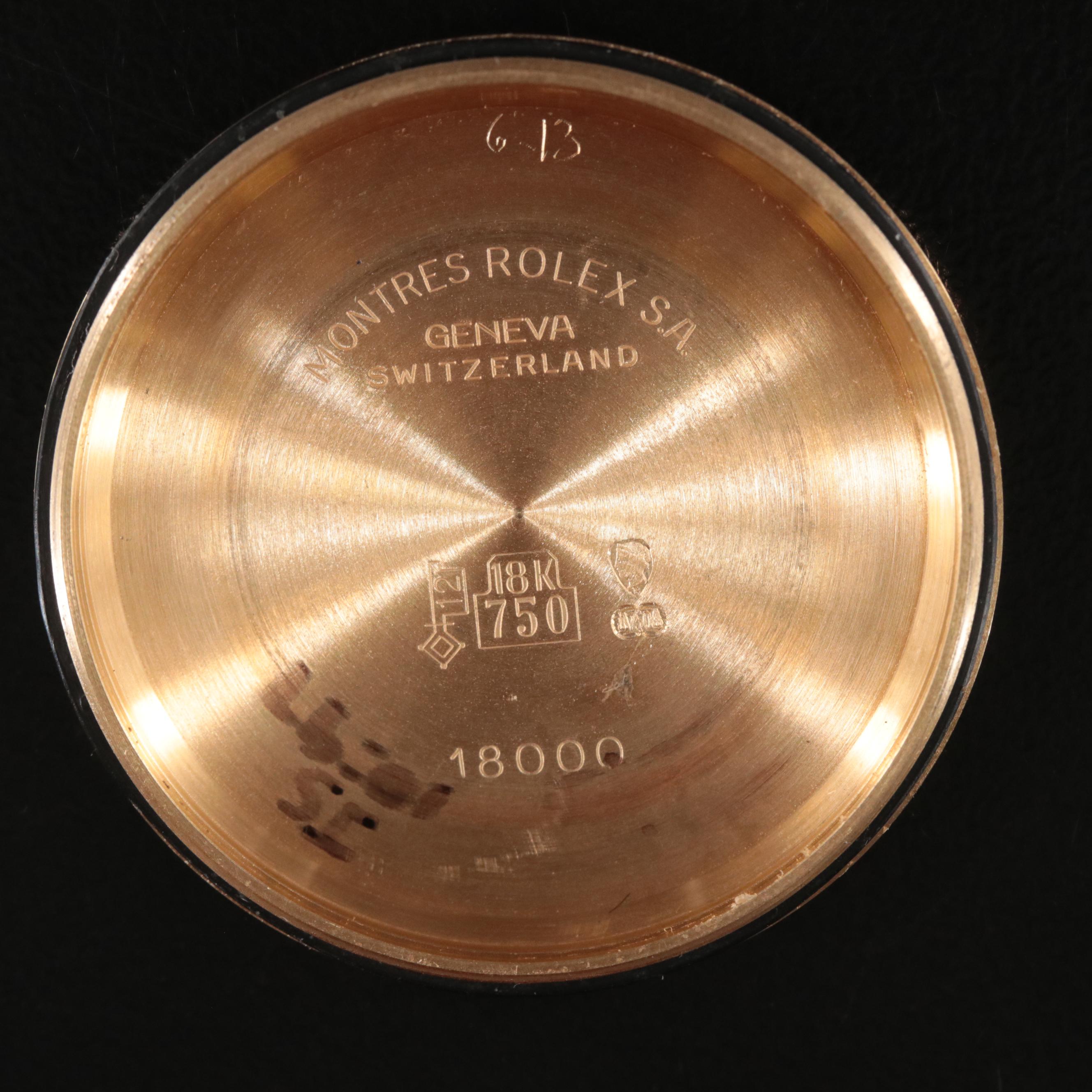 1983 Rolex Day-Date 18038 Custom 3.82 CTW Diamond Watch