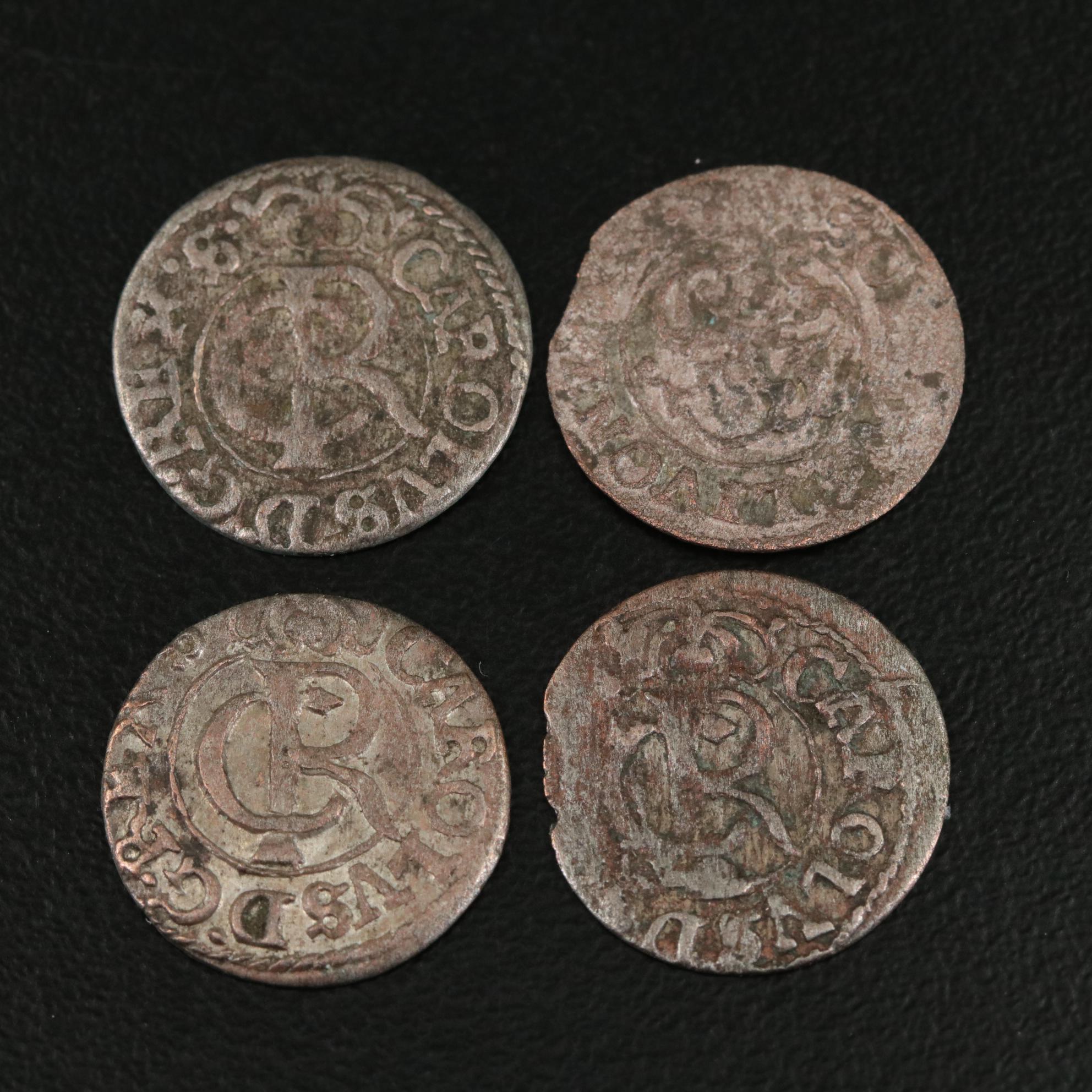 Eleven Silver Coins from Livonia Under Swedish Rule, 1500s-1600s