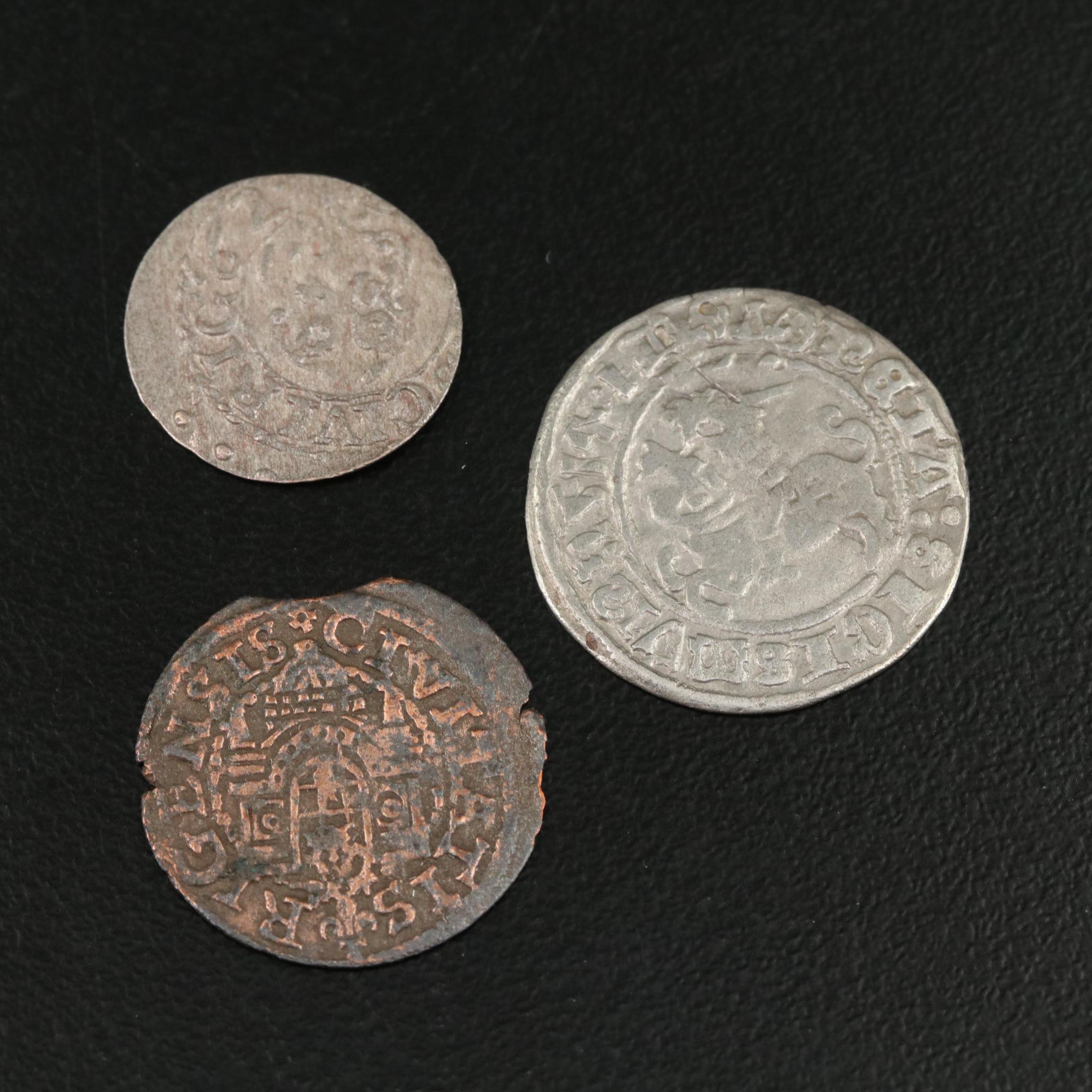 Eleven Silver Coins from Livonia Under Swedish Rule, 1500s-1600s