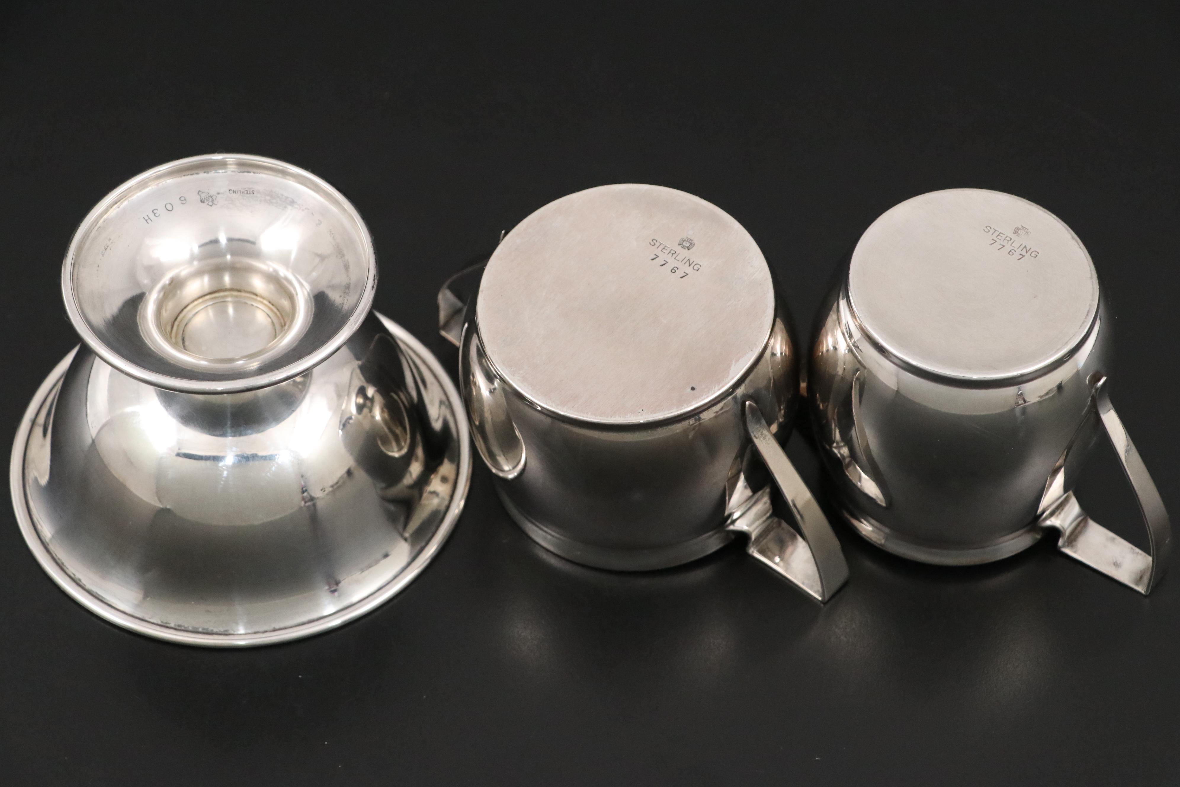 Baldwin & Miller Sterling Silver Reticulated Bonbon Bowl and More Sterling Décor