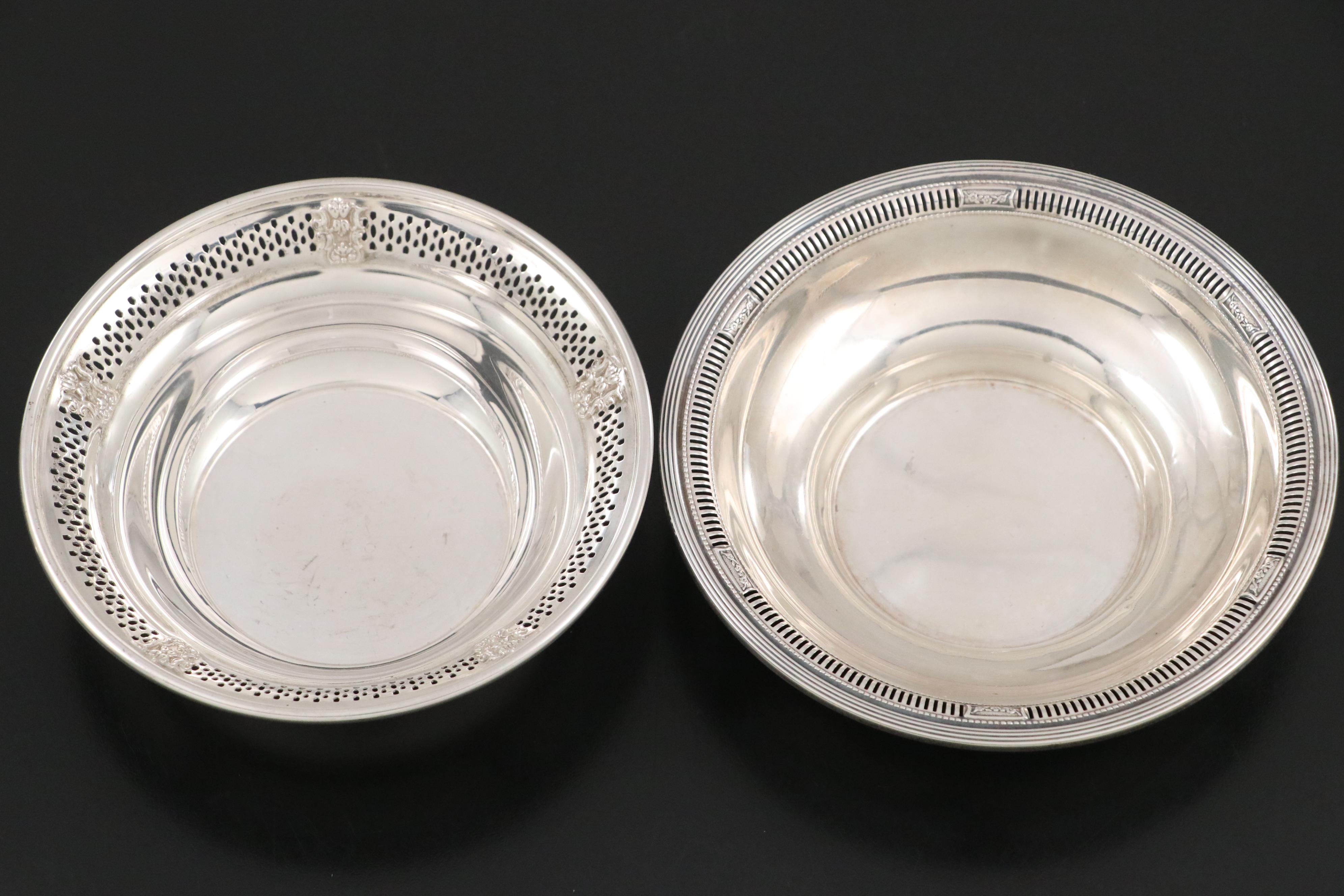 Baldwin & Miller Sterling Silver Reticulated Bonbon Bowl and More Sterling Décor