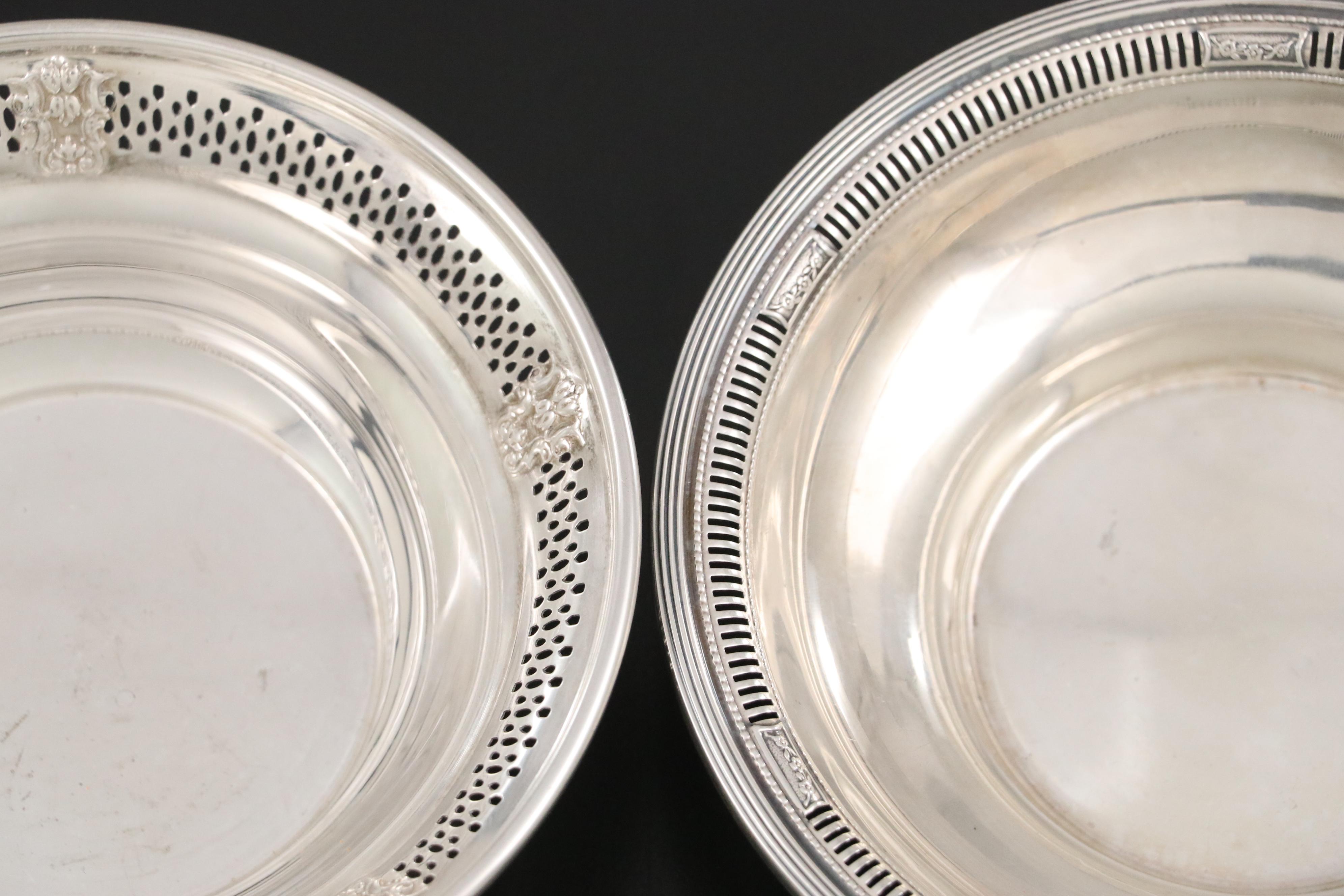 Baldwin & Miller Sterling Silver Reticulated Bonbon Bowl and More Sterling Décor