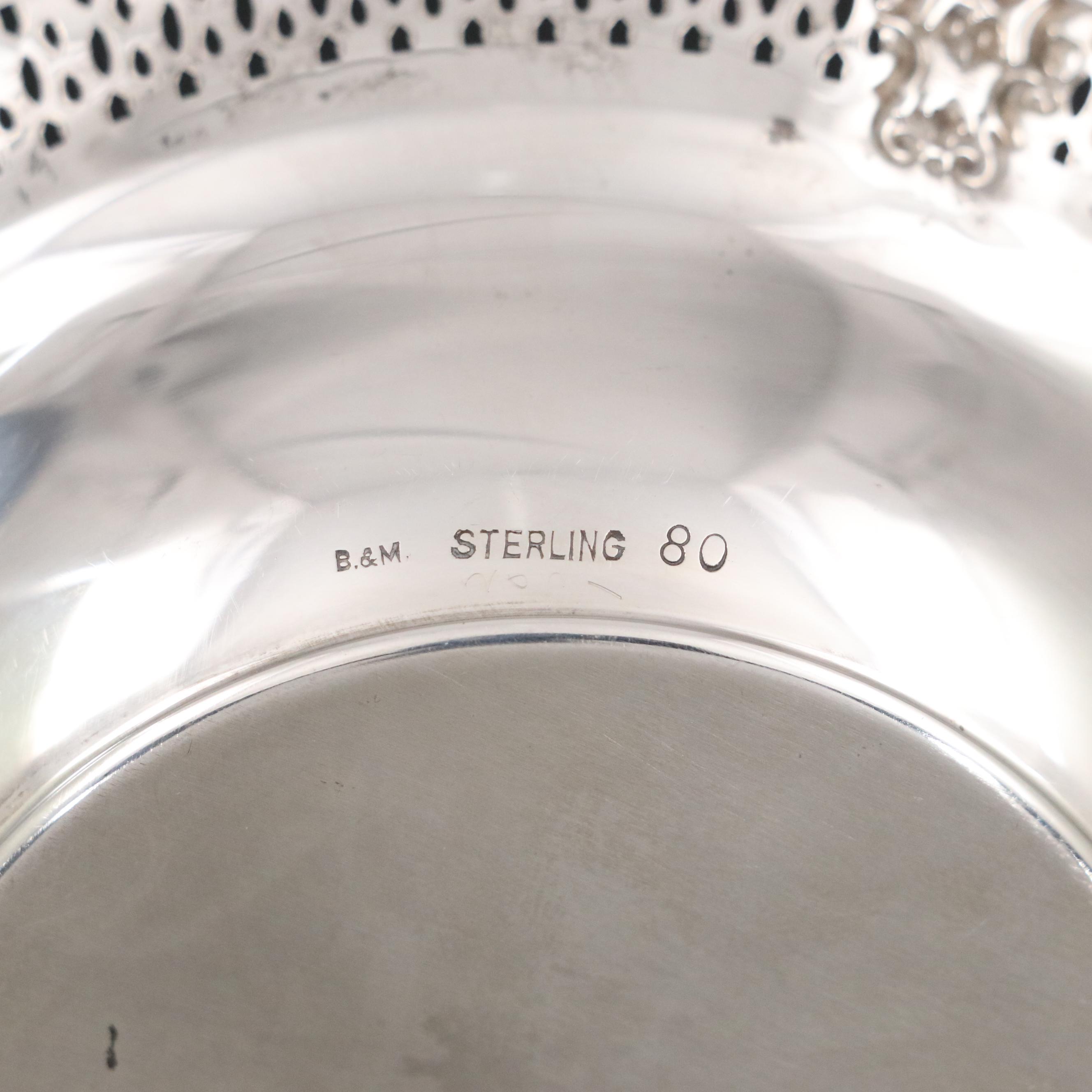 Baldwin & Miller Sterling Silver Reticulated Bonbon Bowl and More Sterling Décor