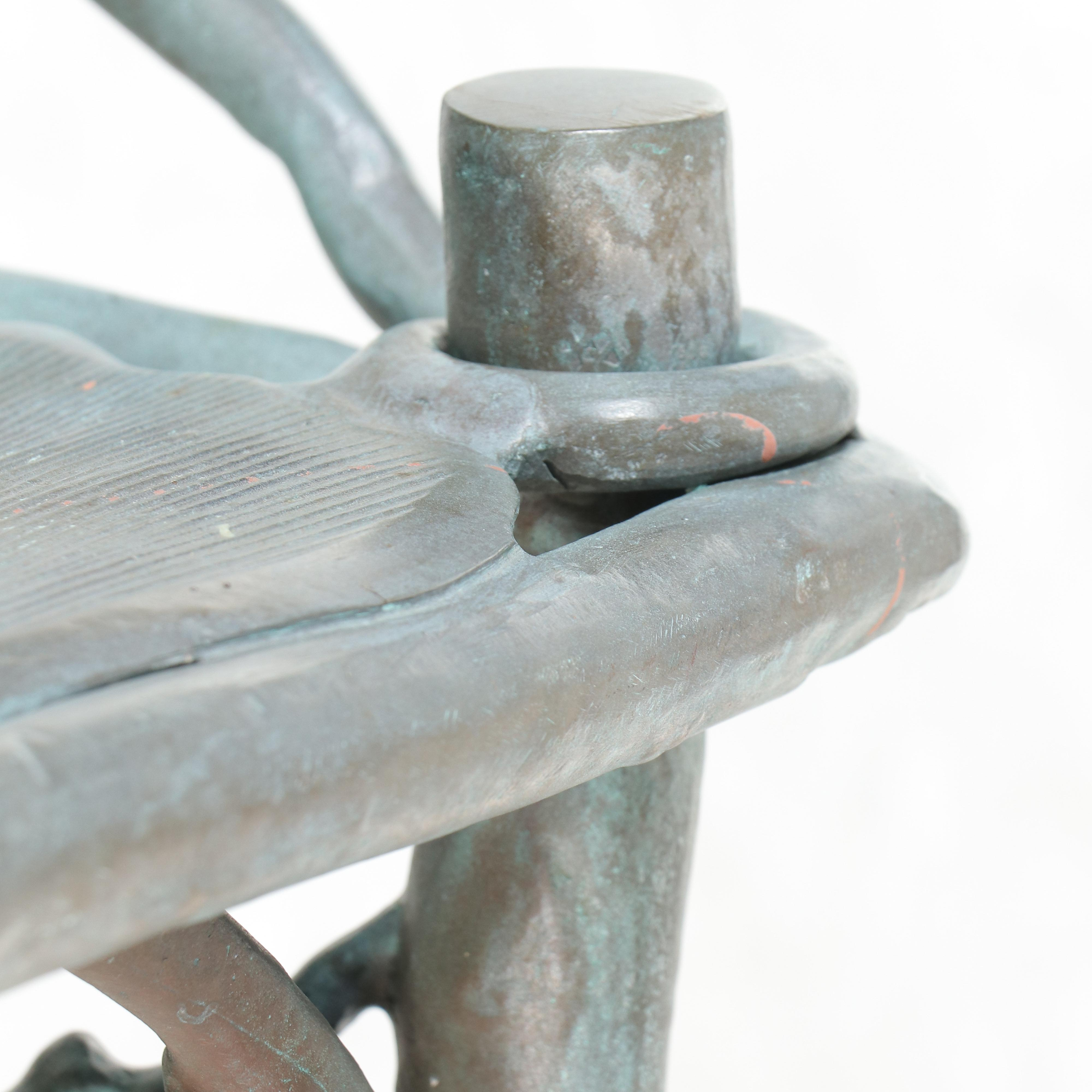 Claude Lalanne Limited Edition Cast Bronze "Banquette Ginkgo" Bench,  2001