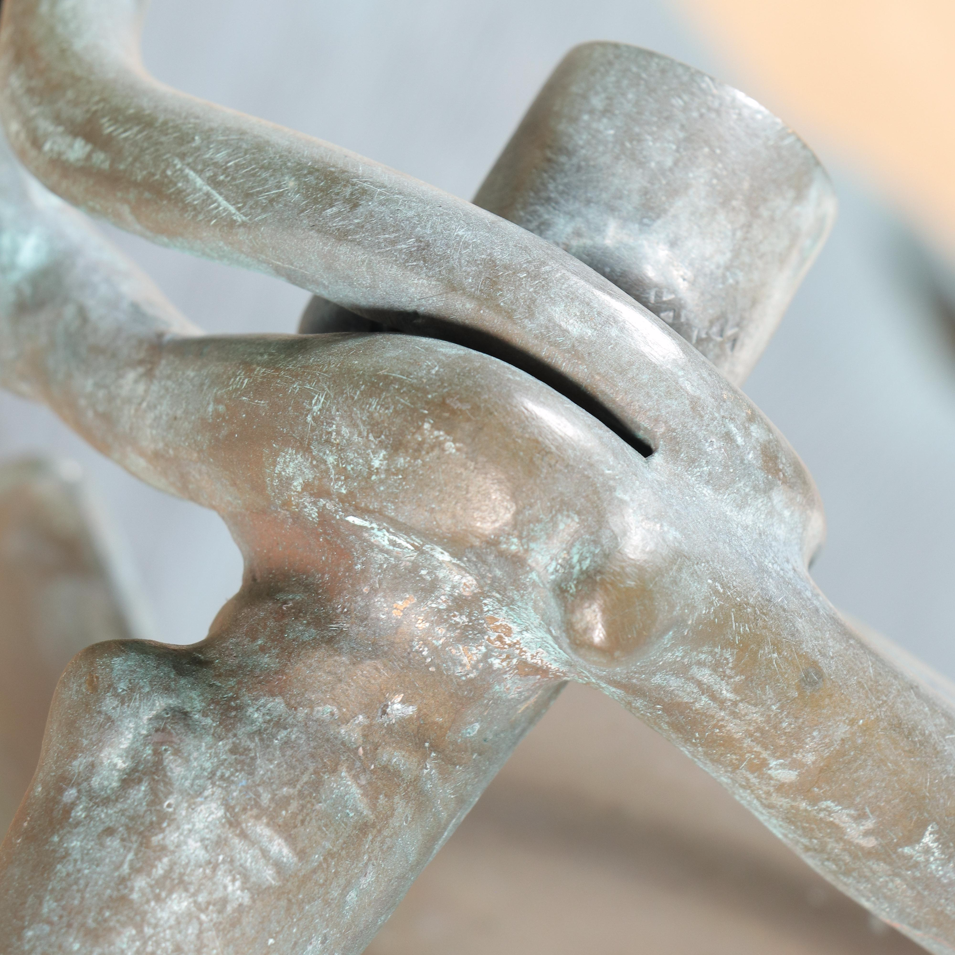 Claude Lalanne Limited Edition Cast Bronze "Banquette Ginkgo" Bench,  2001