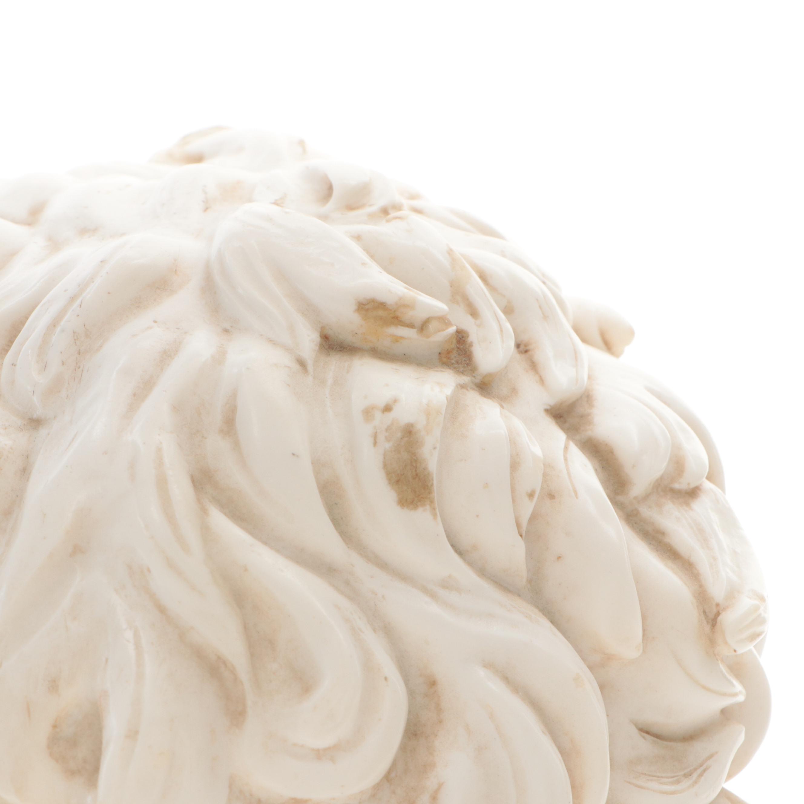 G. Ruggieri Marble Composite Replica Bust after Michelangelo's "David"