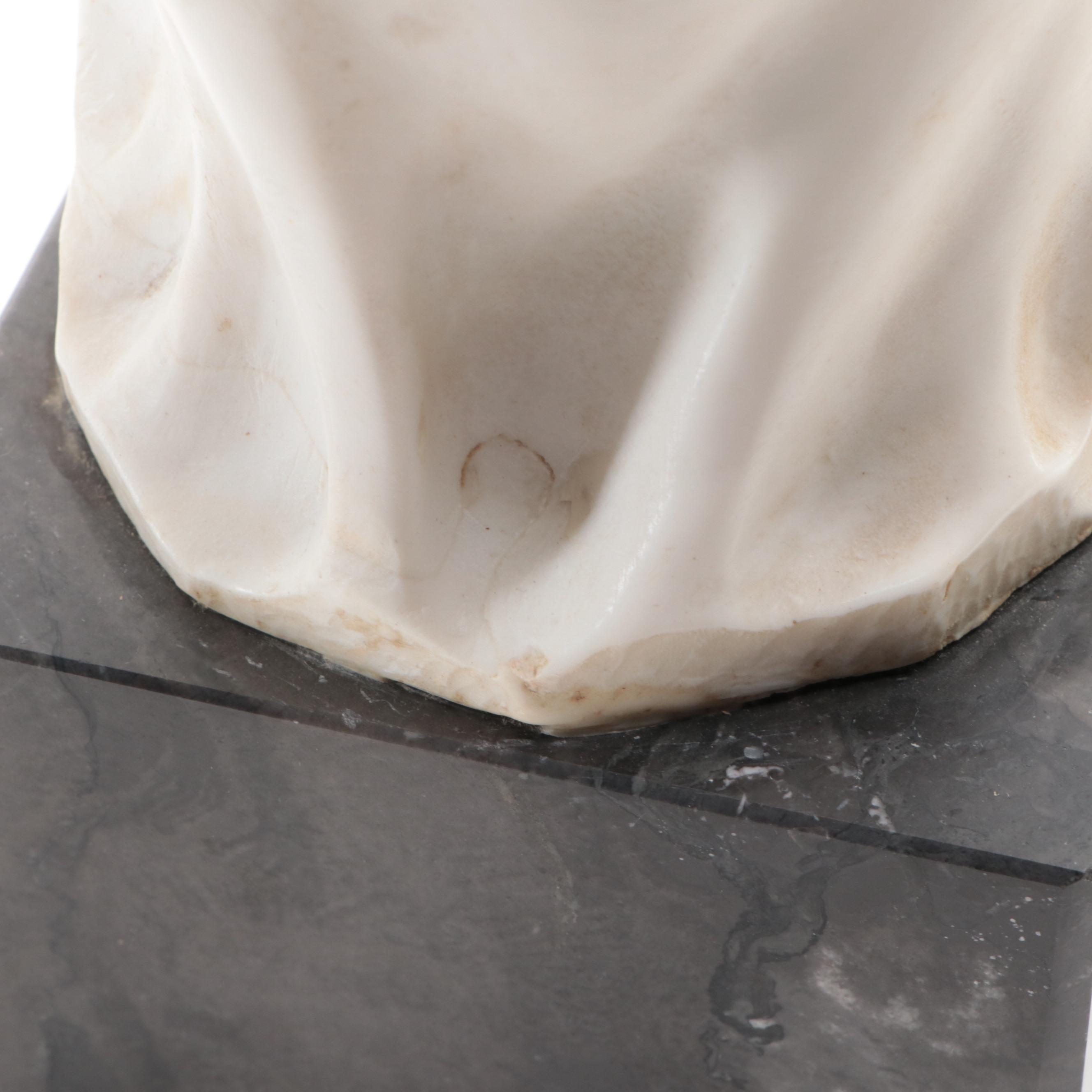 G. Ruggieri Marble Composite Replica Bust after Michelangelo's "David"