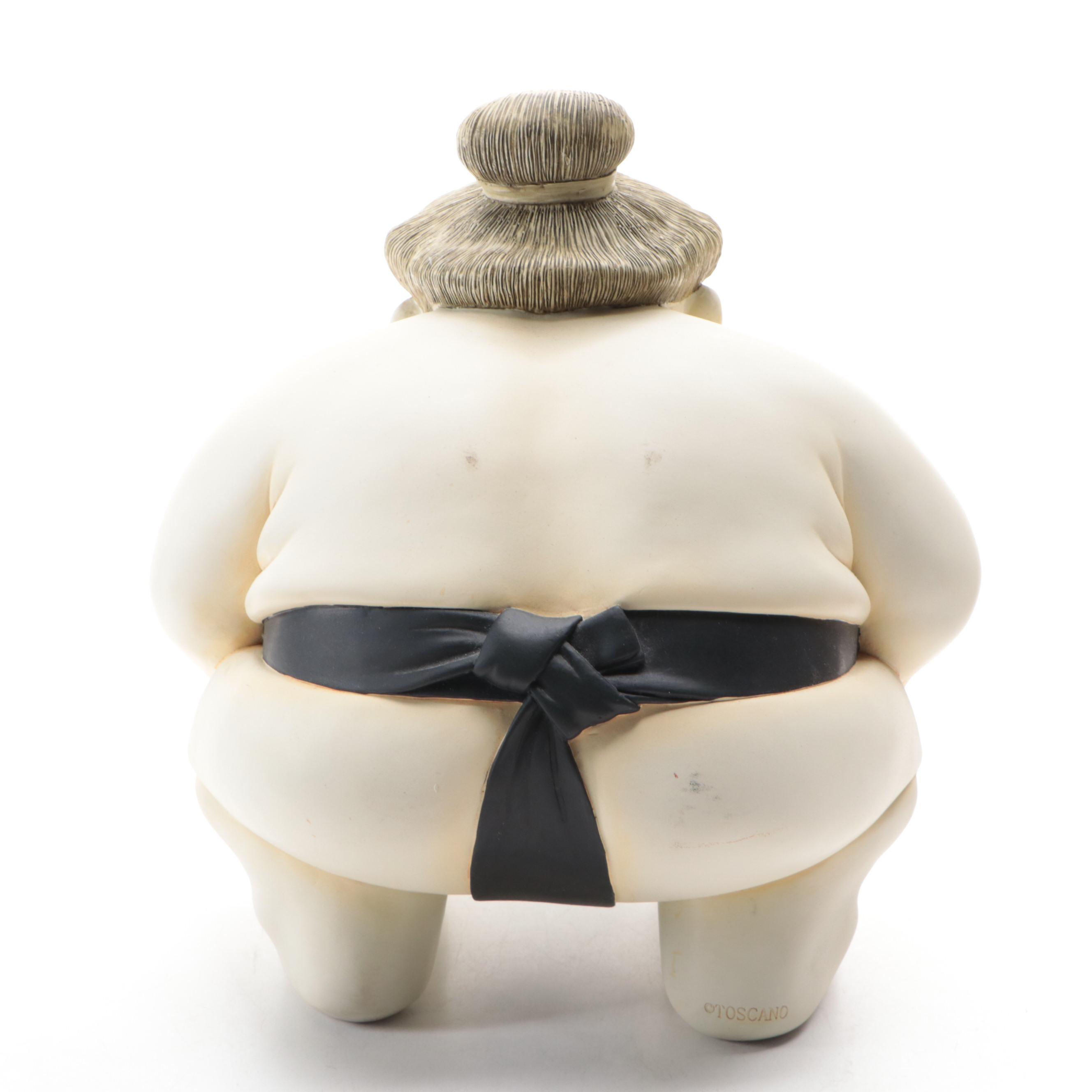 Design Toscano "Basho The Sumo Wrestler" Figure and Other Sculptural Birdhouse