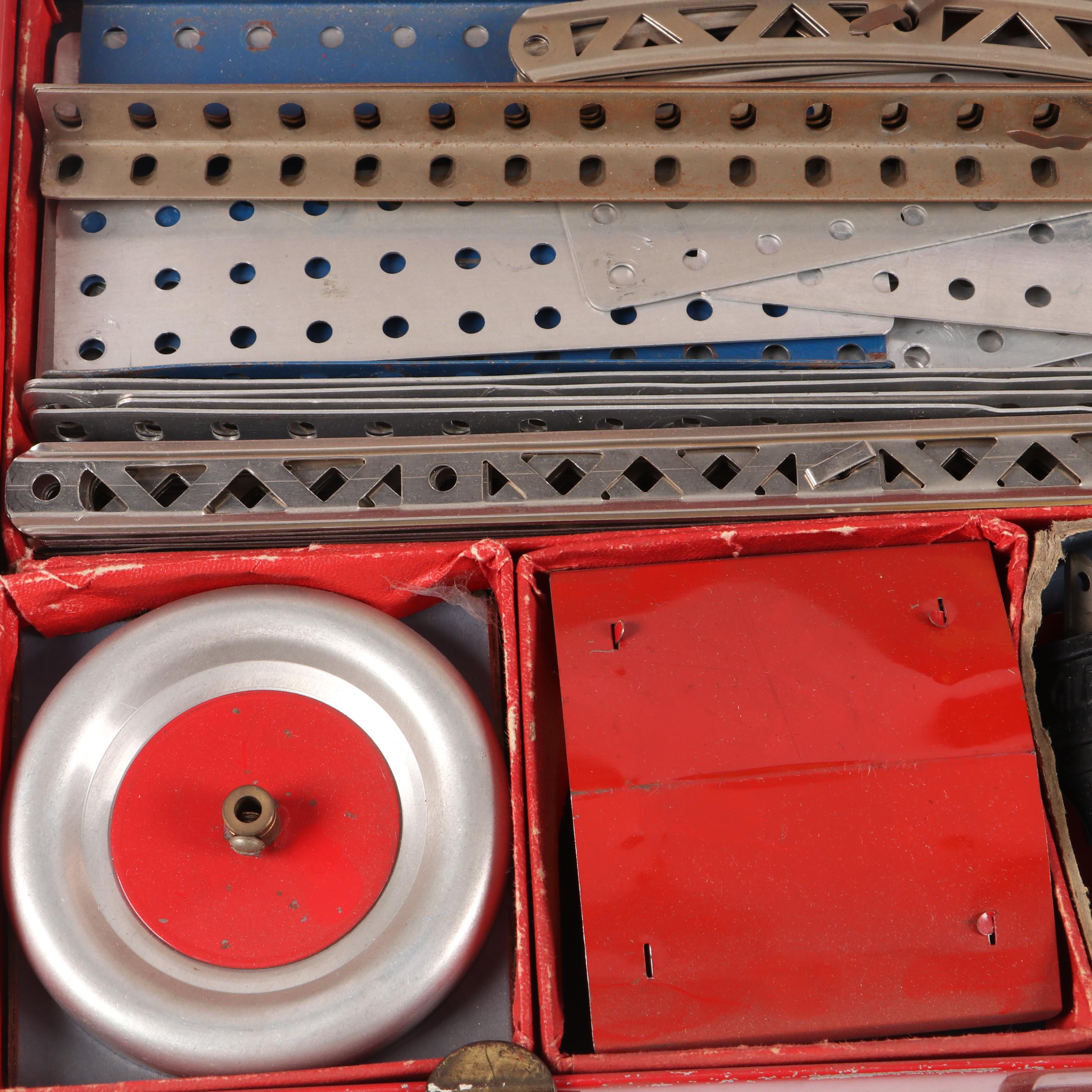 The New Erector Set by A. C. Gilbert Co. w/ Original Case & Instruction Manual