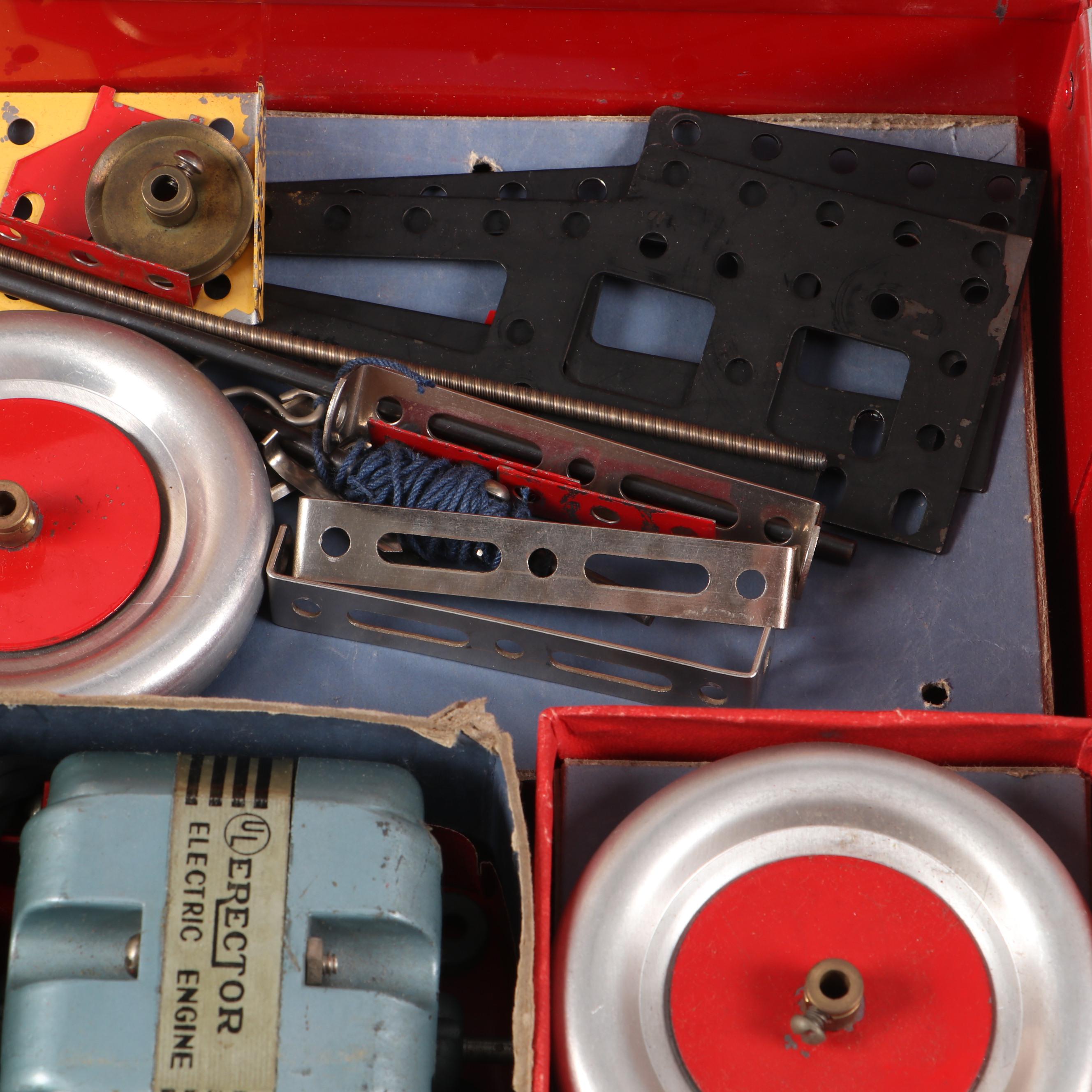 The New Erector Set by A. C. Gilbert Co. w/ Original Case & Instruction Manual