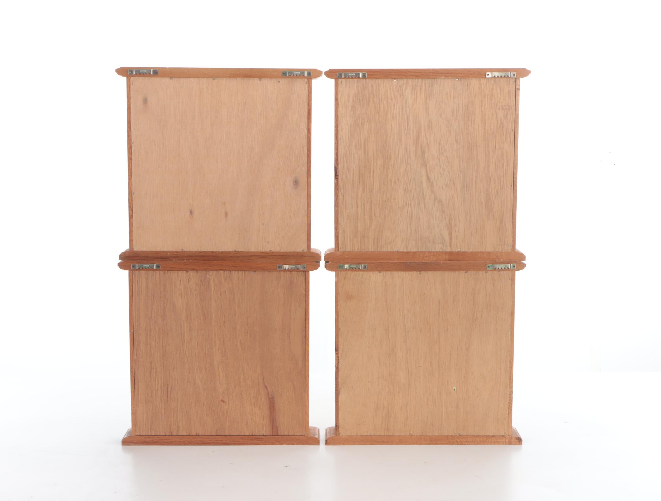 Golf Balls with Hanging Wood Display Racks