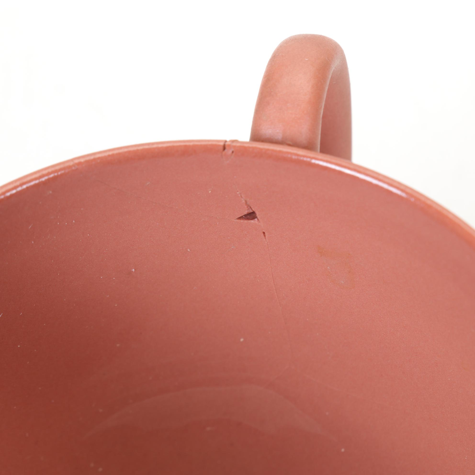 Wedgwood Terracotta with Cream-Colored Cameo Jasperware Tea Service