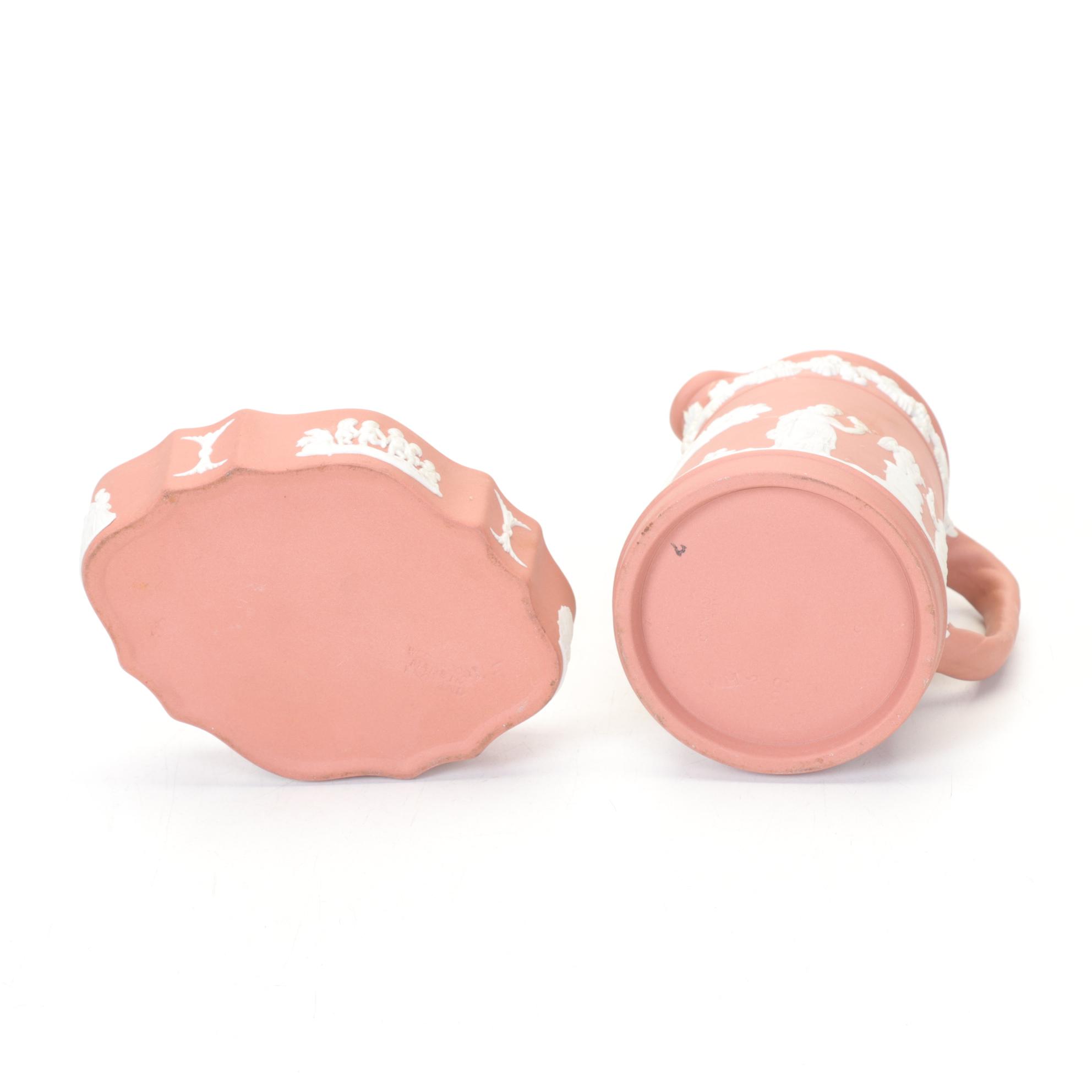 Wedgwood Terracotta with Cream-Colored Cameo Jasperware Tea Service