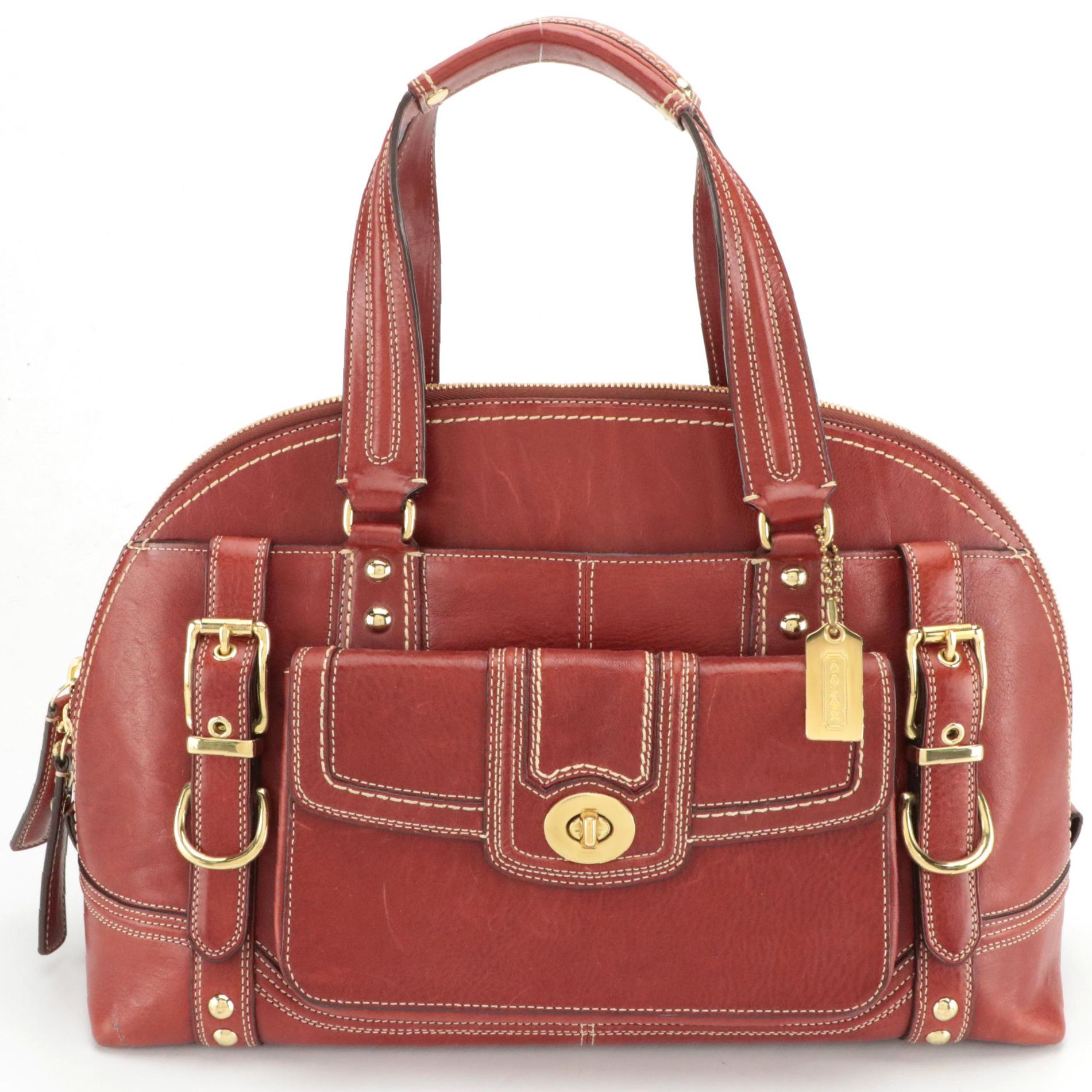 Coach Miranda Satchel Bordeaux hot