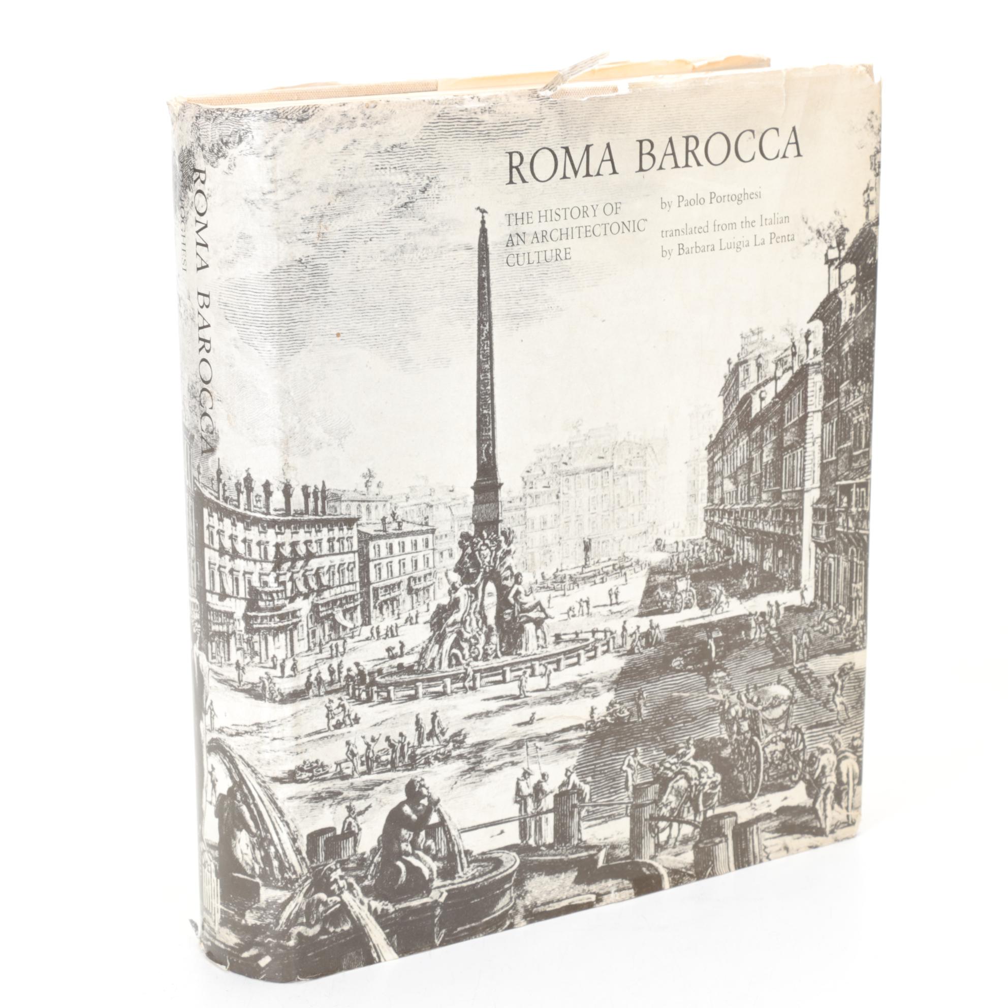 "Roma Barocca: History of an Architectonic Culture" by Paolo Portoghesi, 1970