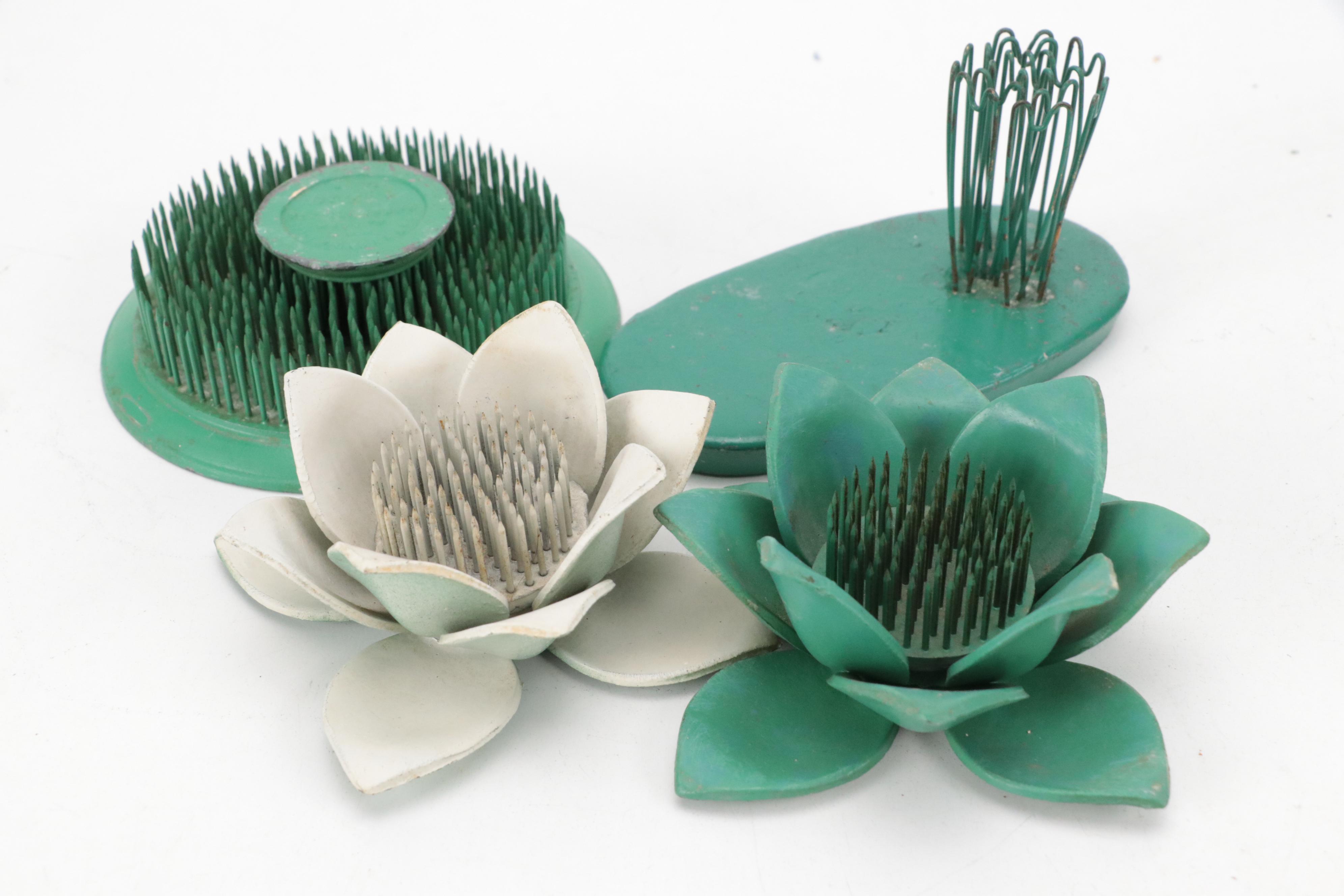 Dazey, Flower Frogs ,Stained Glass Suncatchers