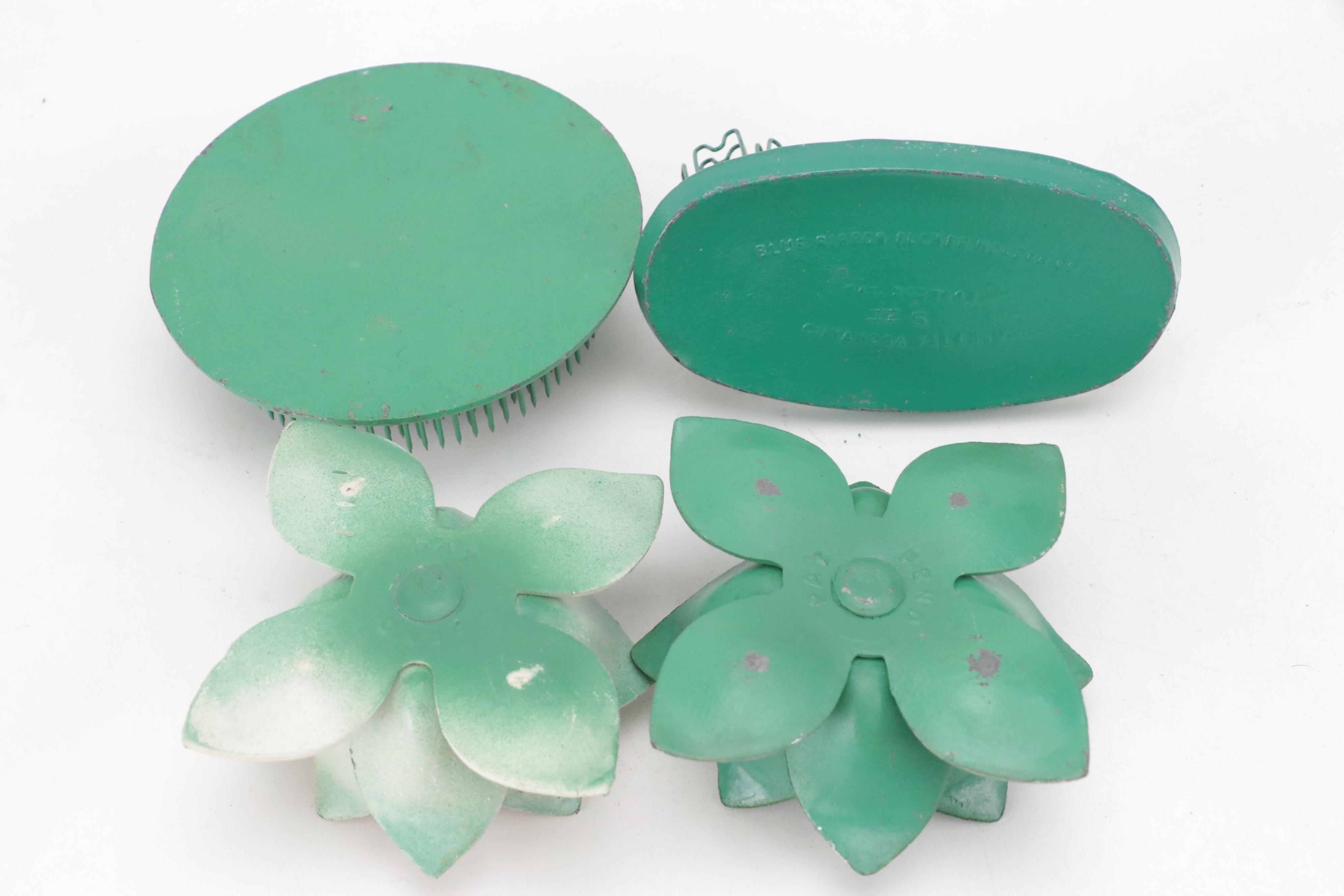 Dazey, Flower Frogs ,Stained Glass Suncatchers