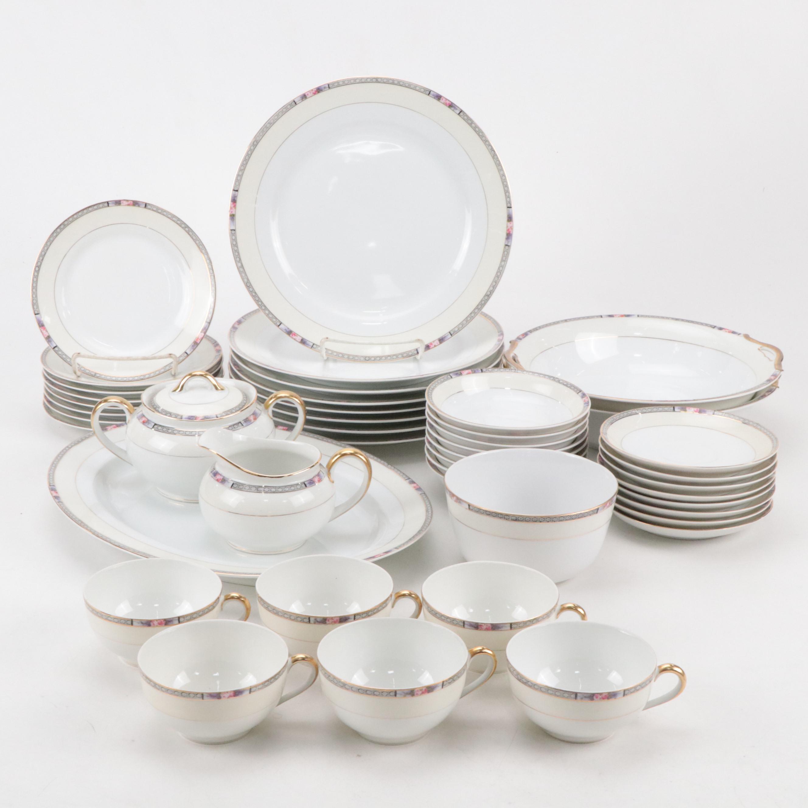 Noritake "Seville" Porcelain Dinnerware, Mid to Late 20th Century