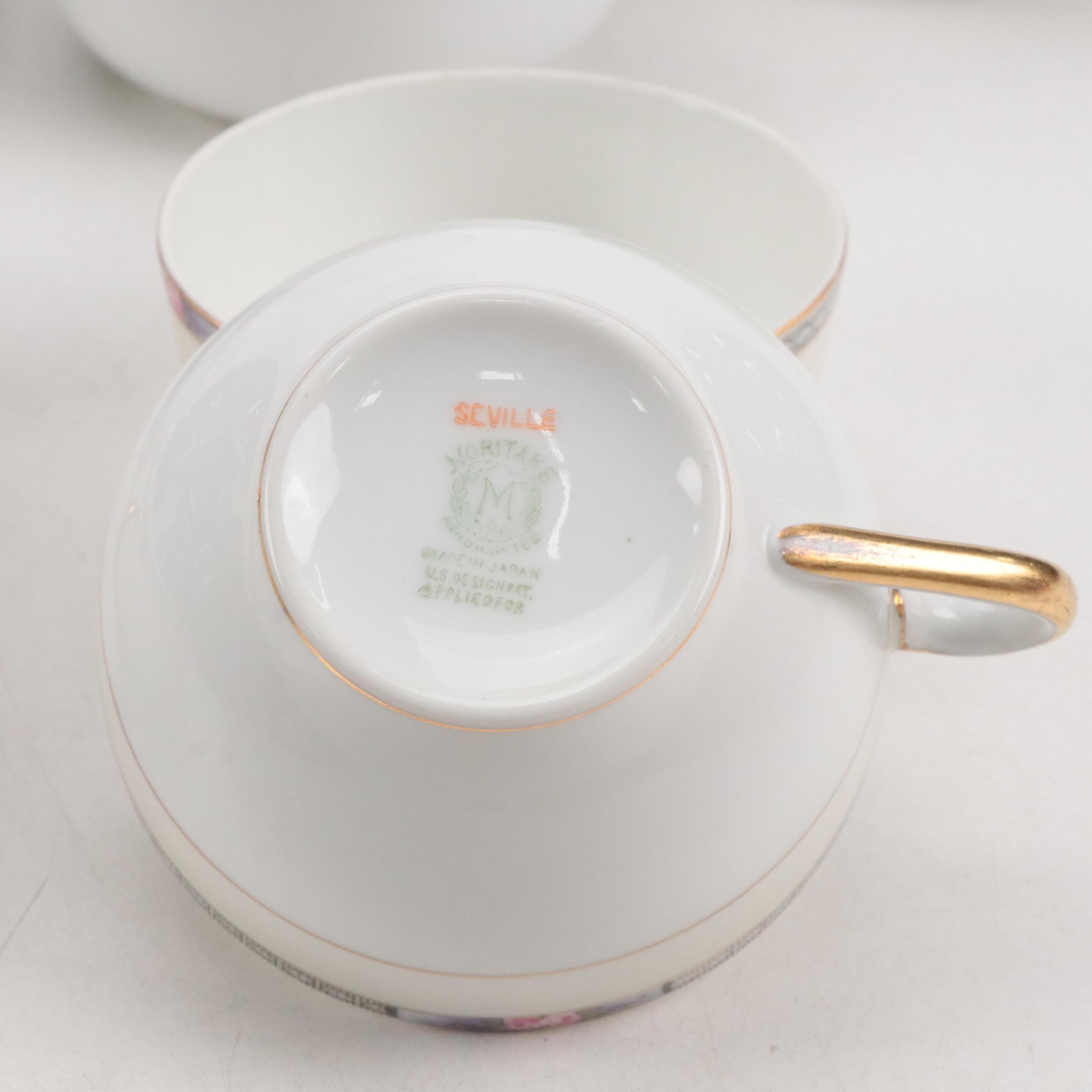 Noritake "Seville" Porcelain Dinnerware, Mid to Late 20th Century