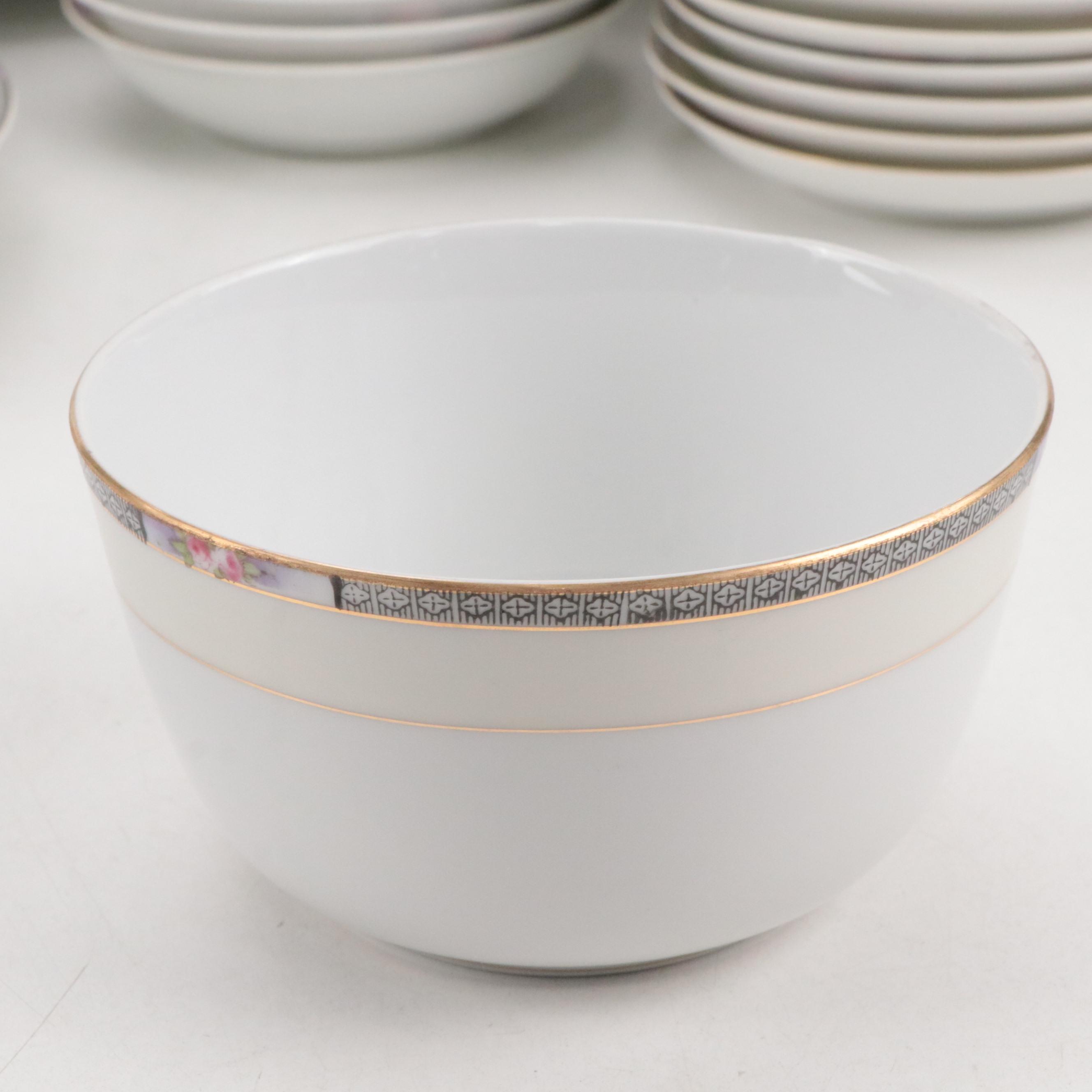 Noritake "Seville" Porcelain Dinnerware, Mid to Late 20th Century
