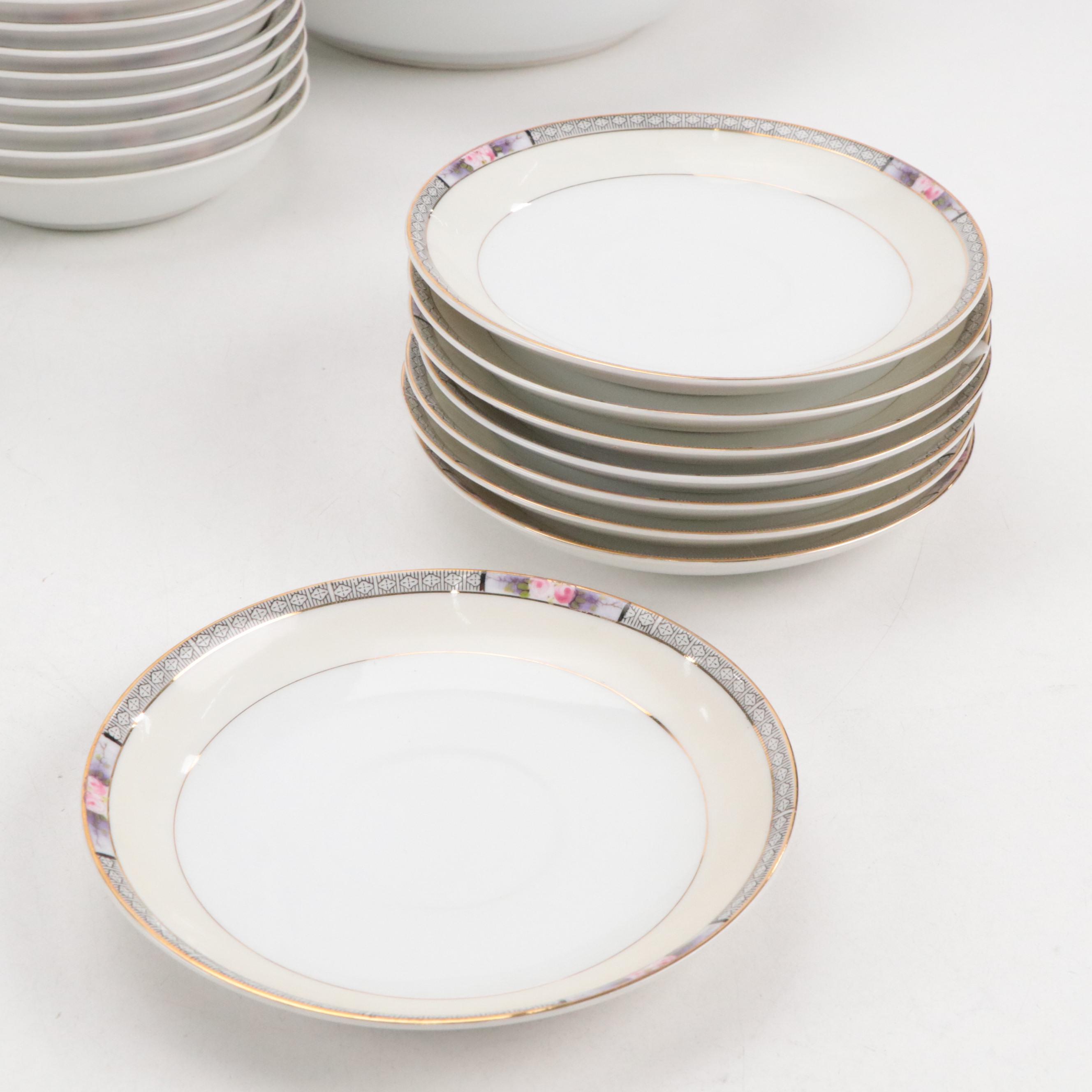 Noritake "Seville" Porcelain Dinnerware, Mid to Late 20th Century