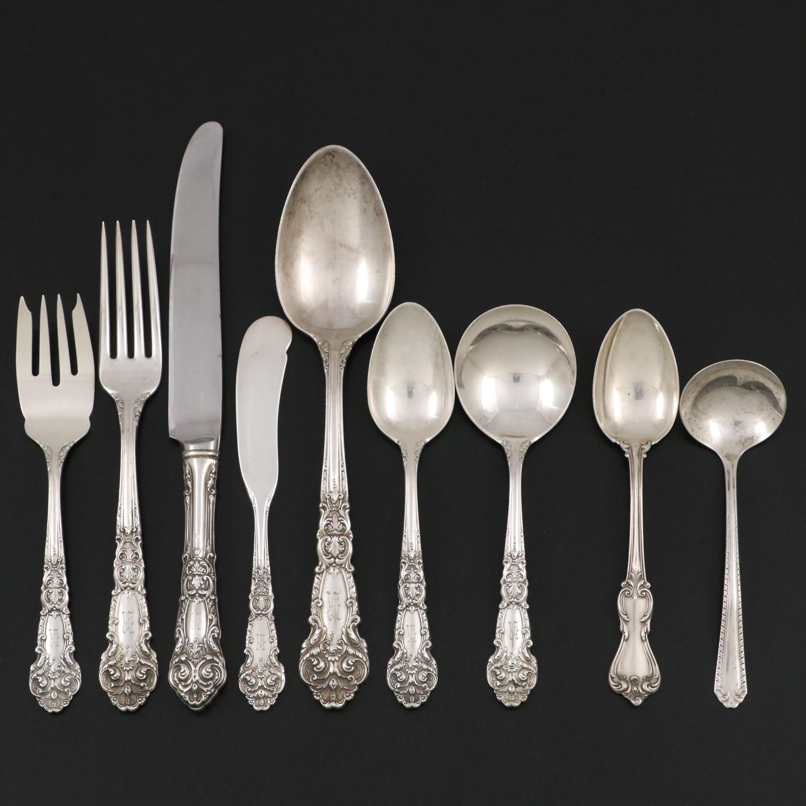 Reed & Barton "French Renaissance" and "Marlborough" Sterling Silver Flatware