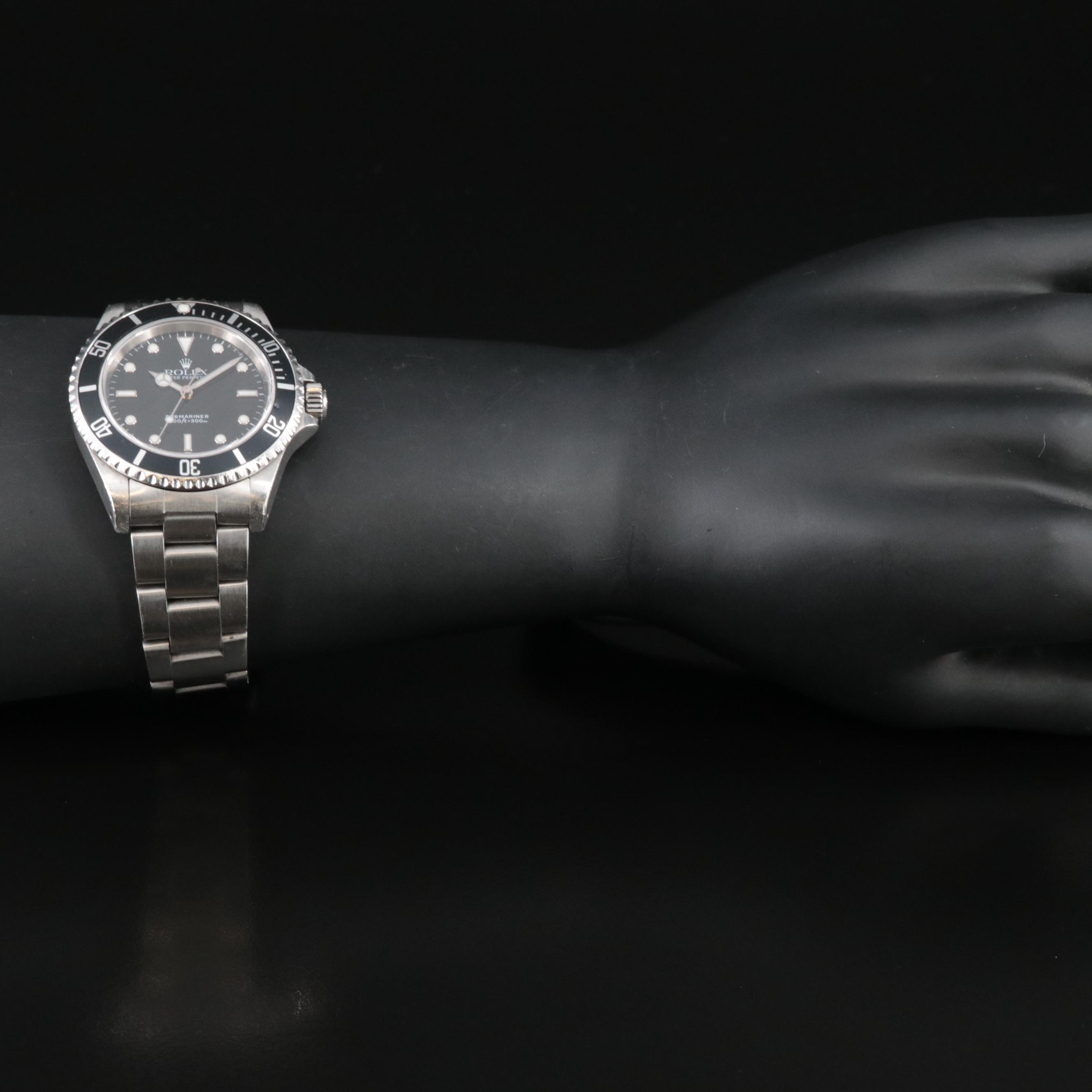 2000 Rolex Submariner 14060 Stainless Steel 40mm Watch