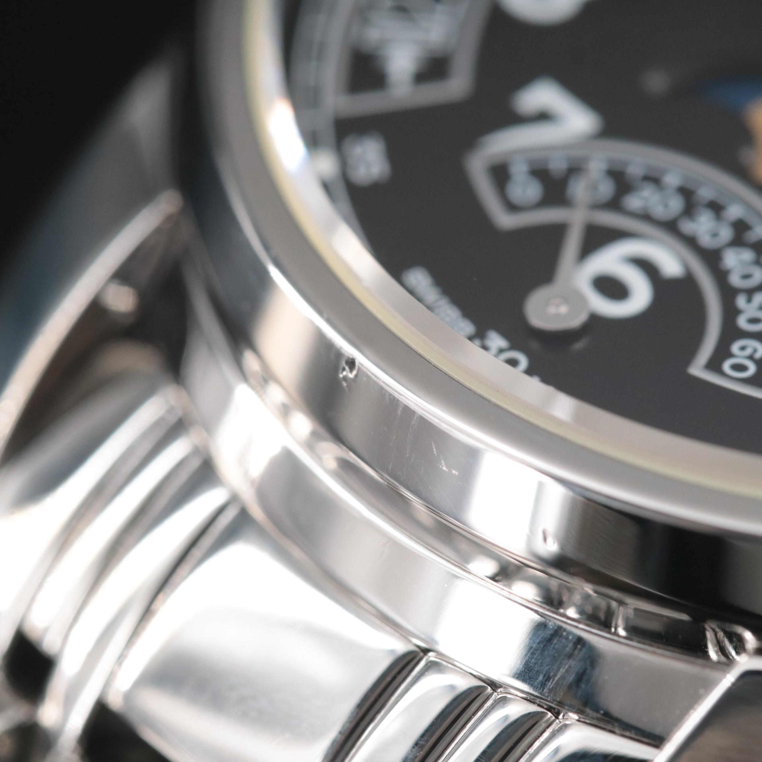 Longines Saint-Imier 44mm Steel Black Automatic Watch