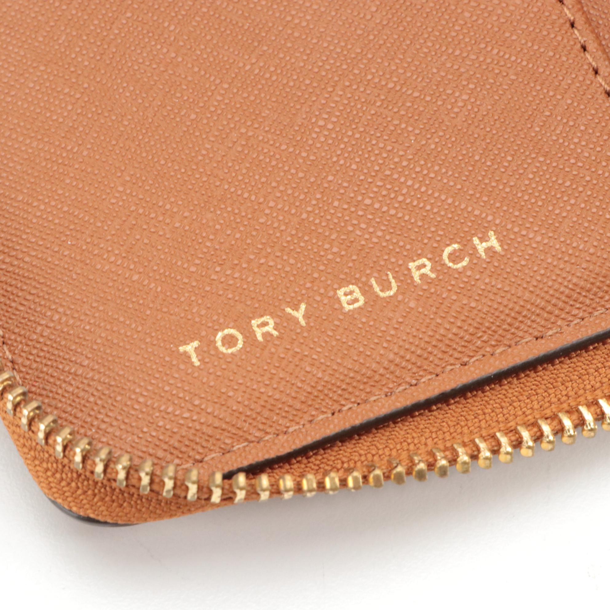 Tory Burch Grain Leather Crossbody with Tassels and Saffiano Leather Wristlet