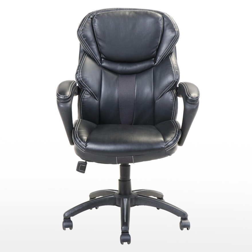 Leather Lorell Wellness By Design Chair Executive Chairs Dormeo