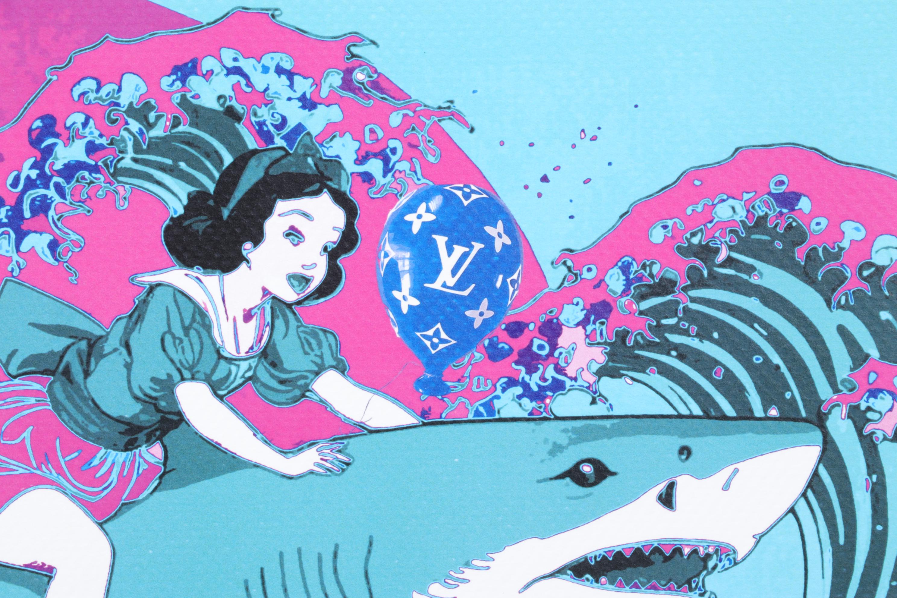 Death NYC Pop Art Graphic Print Featuring Snow White, 2023