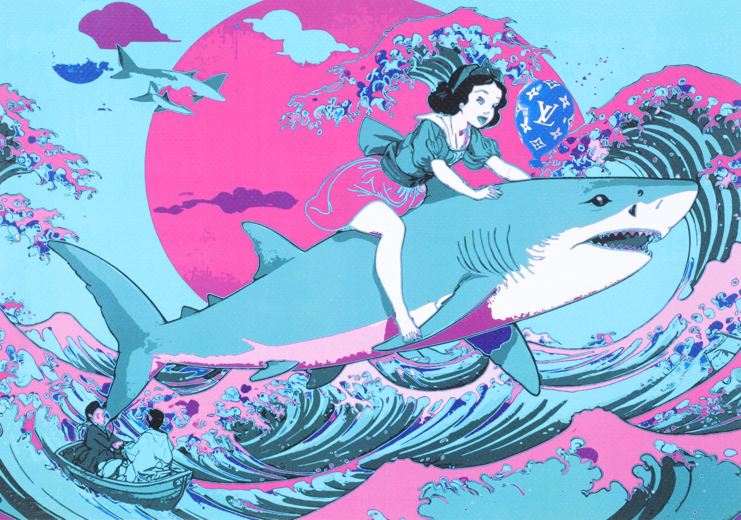 Death NYC Pop Art Graphic Print Featuring Snow White, 2023