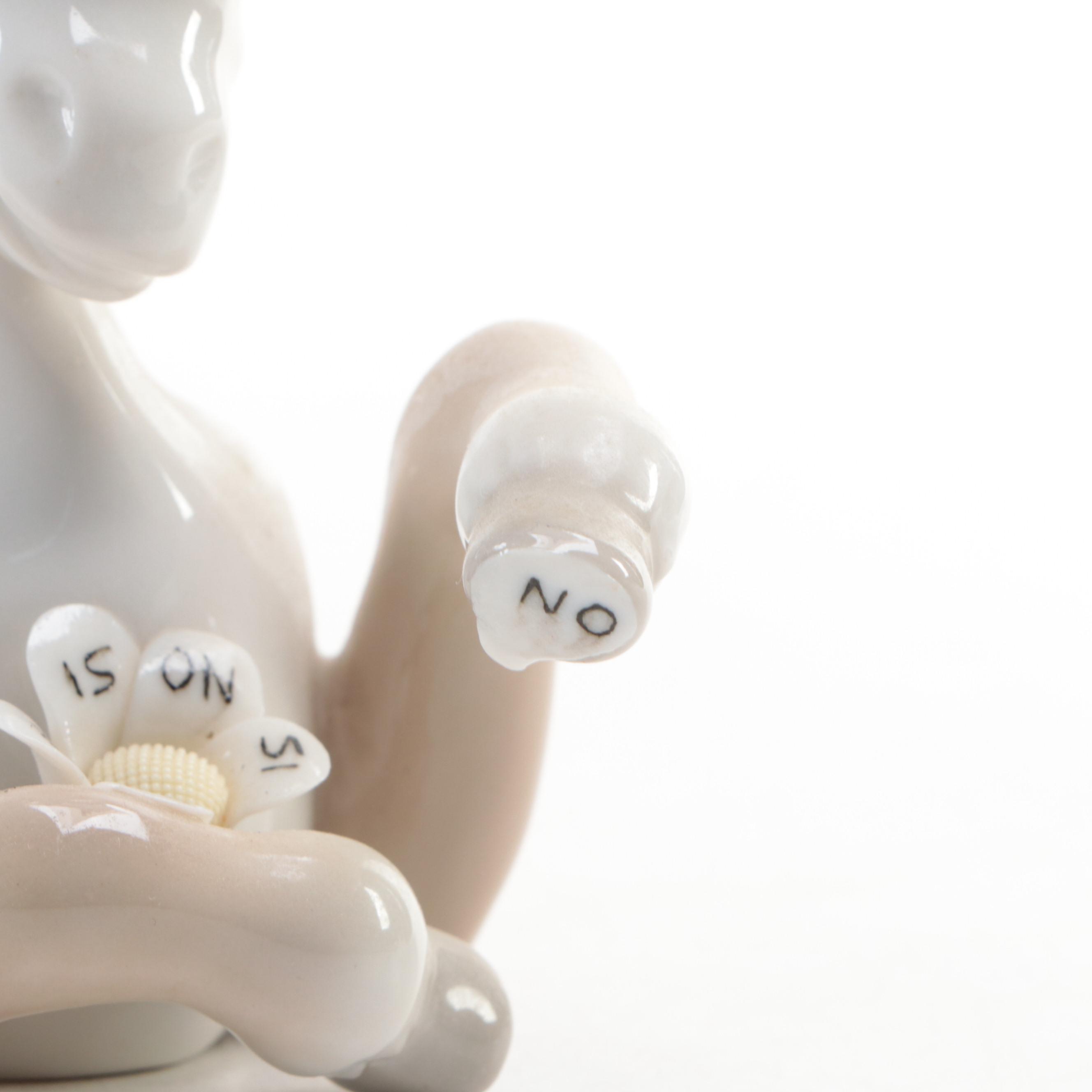 Lladró "Donkey in Love" Porcelain Figurine by Fulgencio García, 1969–1985