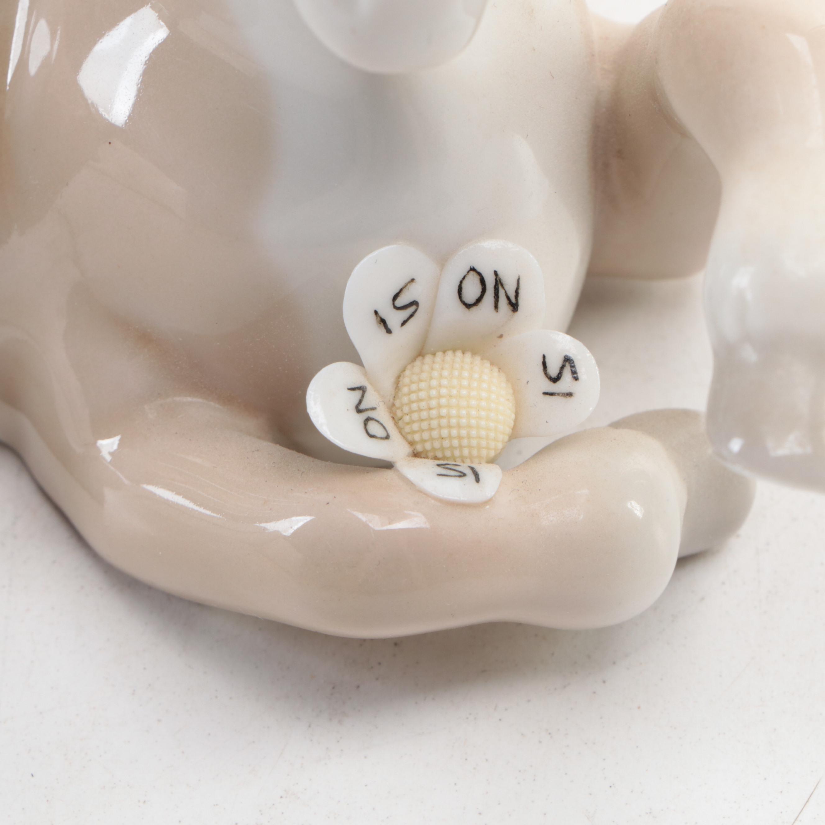 Lladró "Donkey in Love" Porcelain Figurine by Fulgencio García, 1969–1985