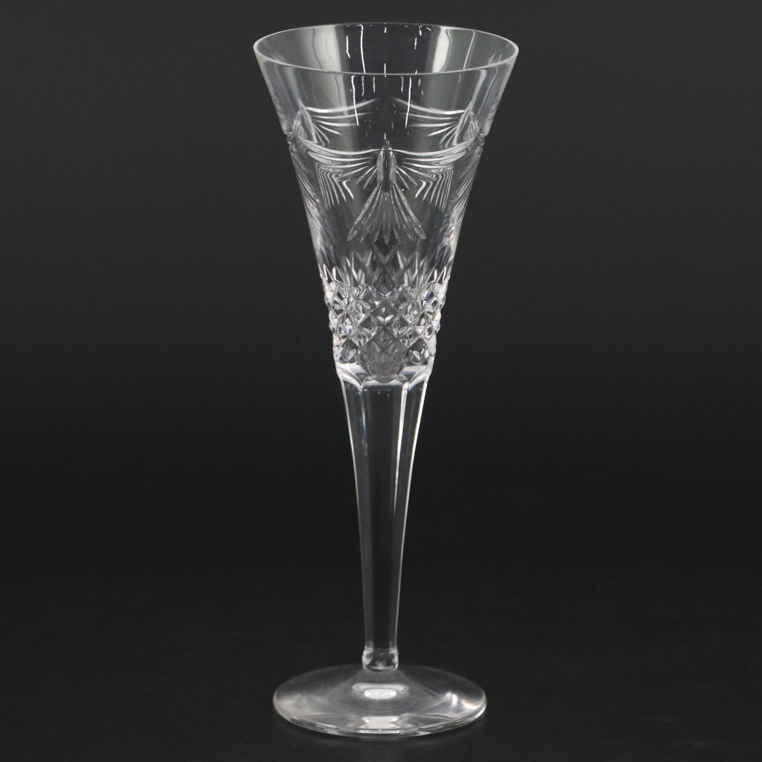 Waterford Crystal Millennium Series "Peace" Champagne Flute