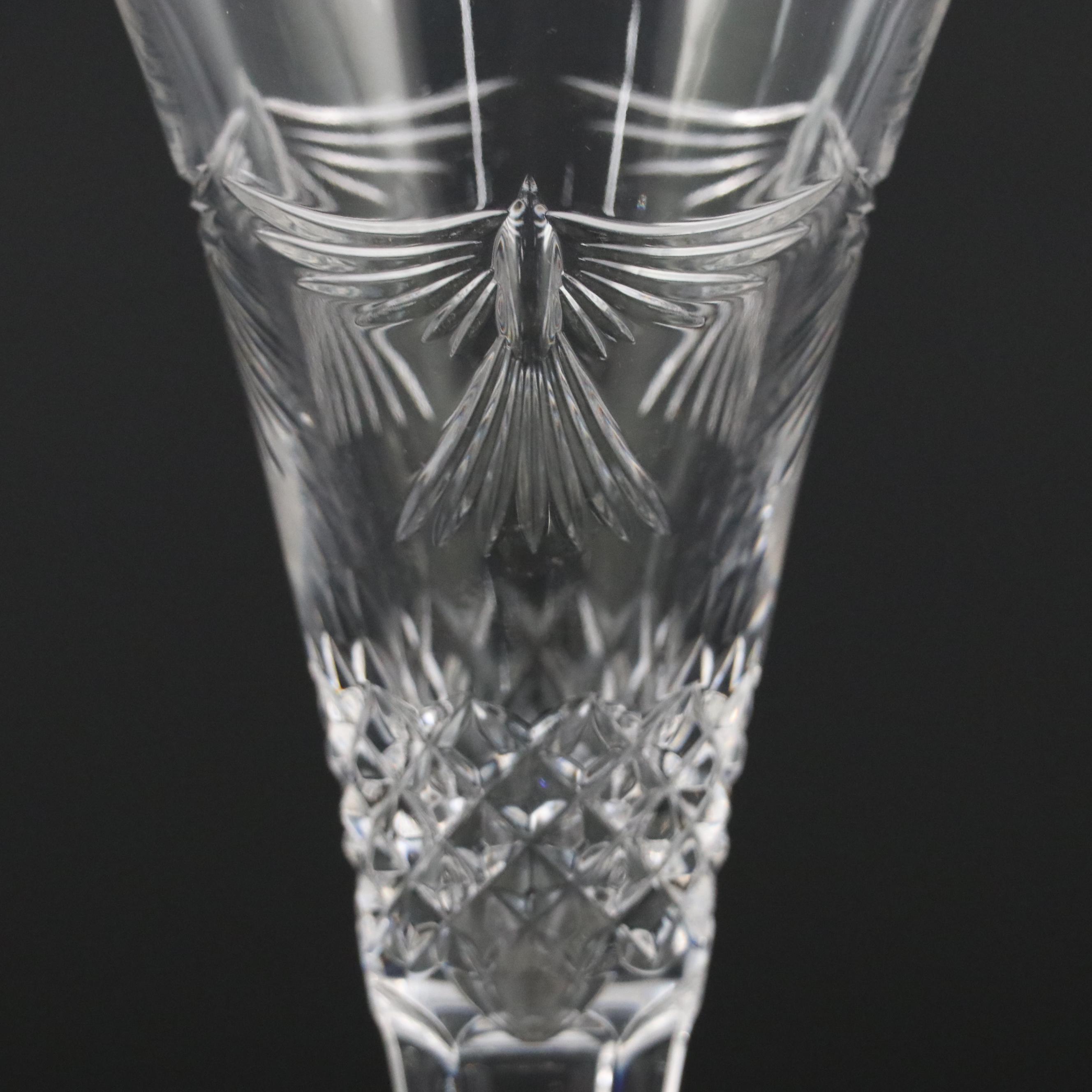 Waterford Crystal Millennium Series "Peace" Champagne Flute