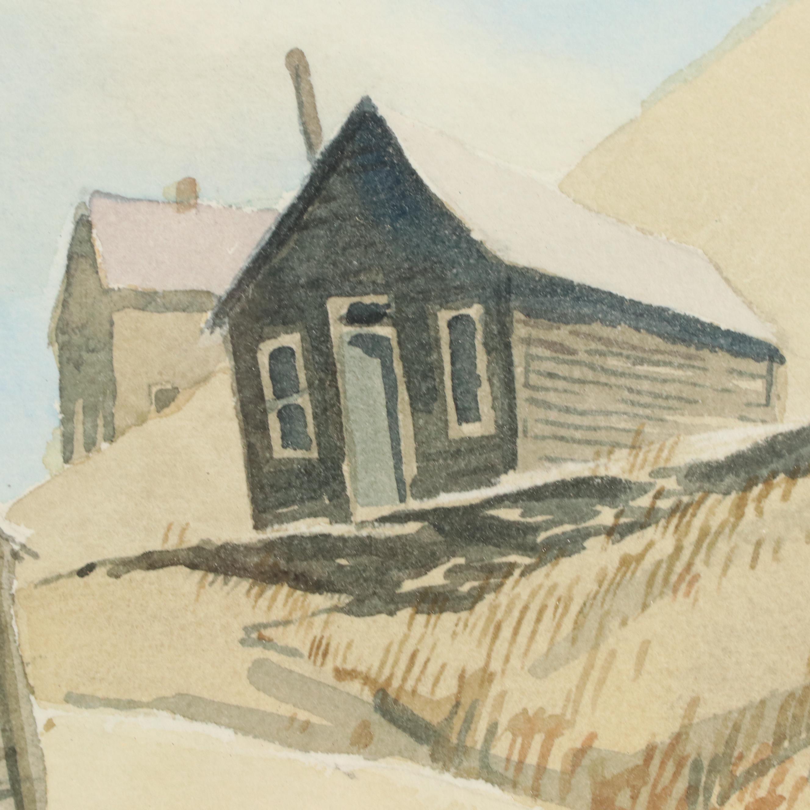 Fred Blackburn Watercolor Painting, 1966