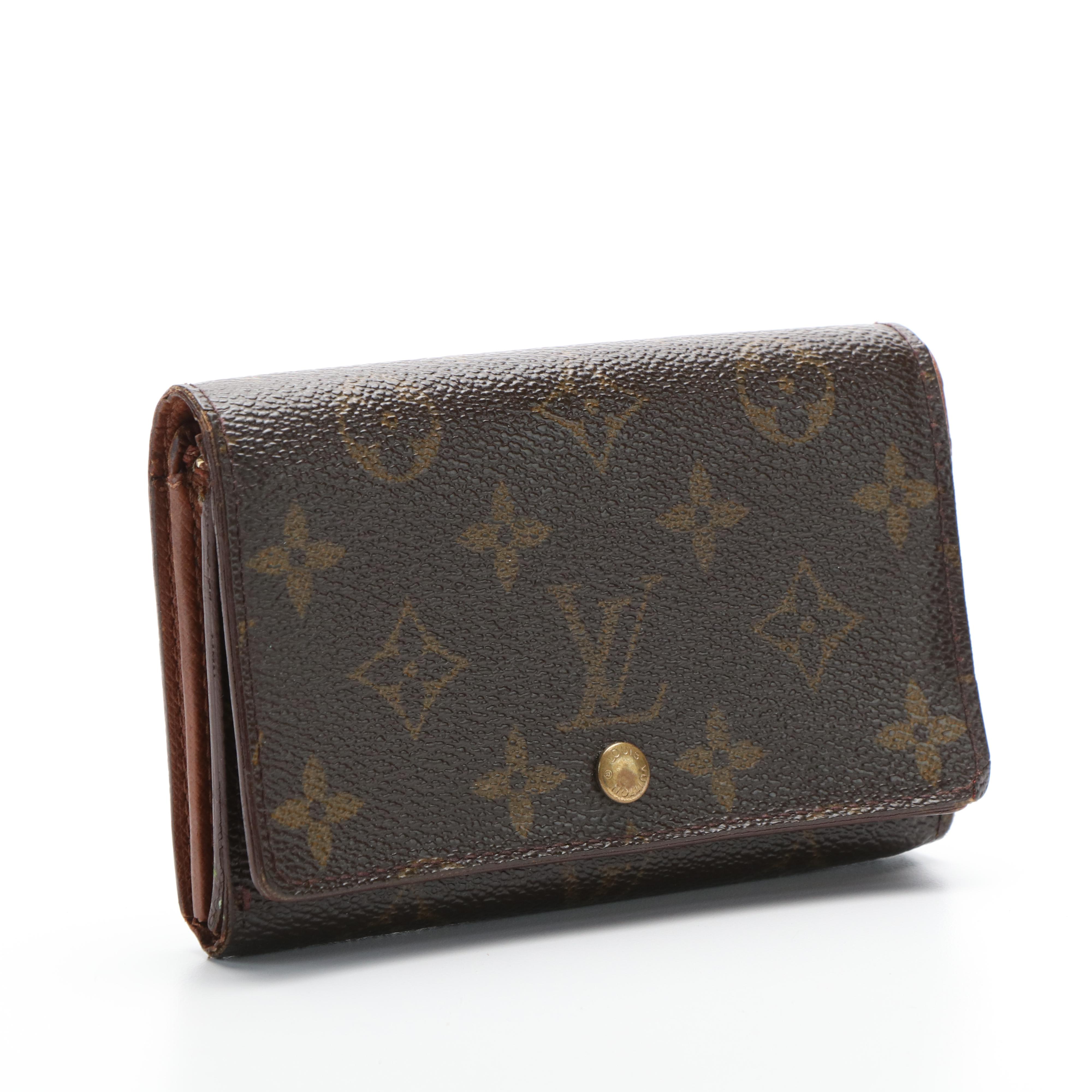 Louis Vuitton Porte Tresor Wallet in Monogram Coated Canvas