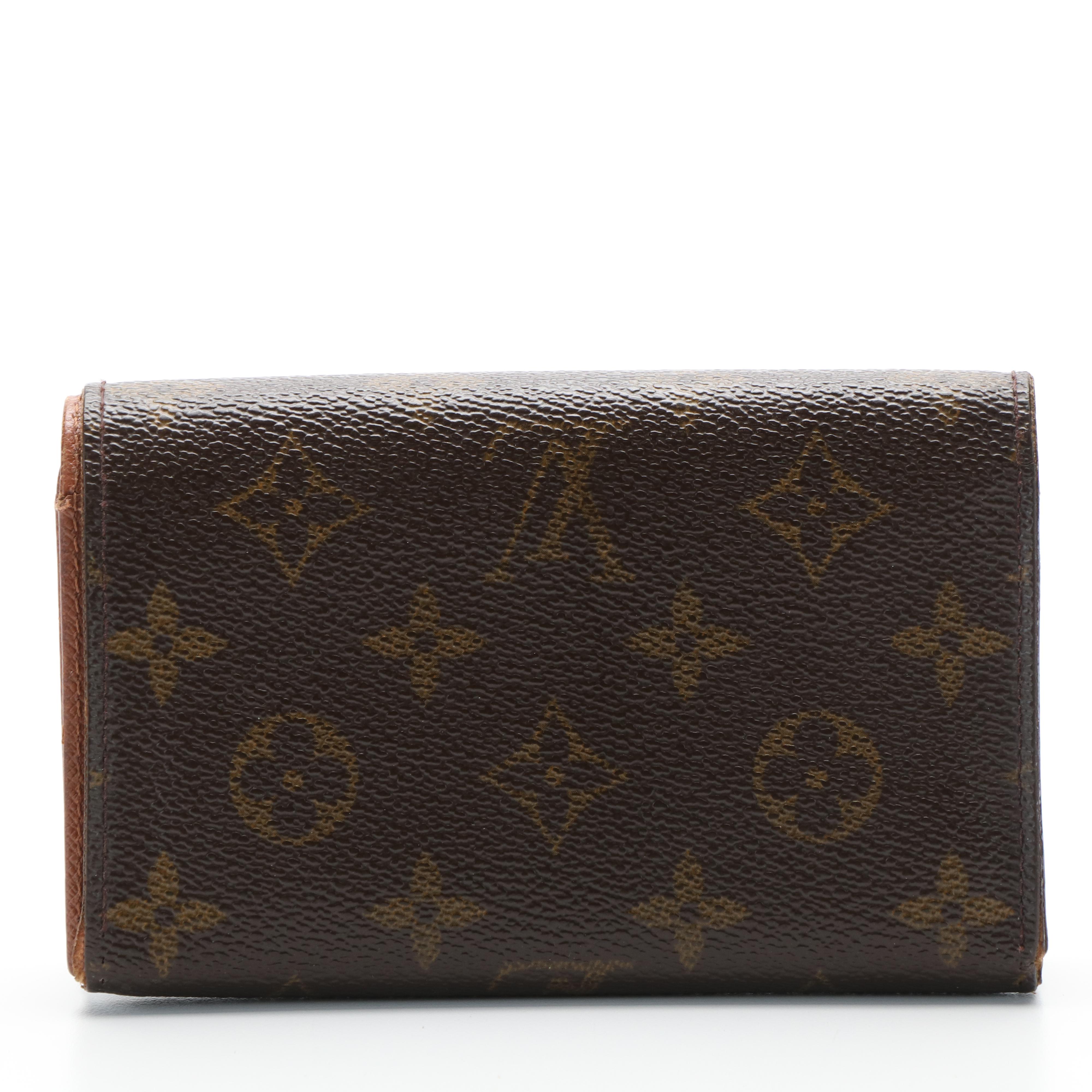Louis Vuitton Porte Tresor Wallet in Monogram Coated Canvas