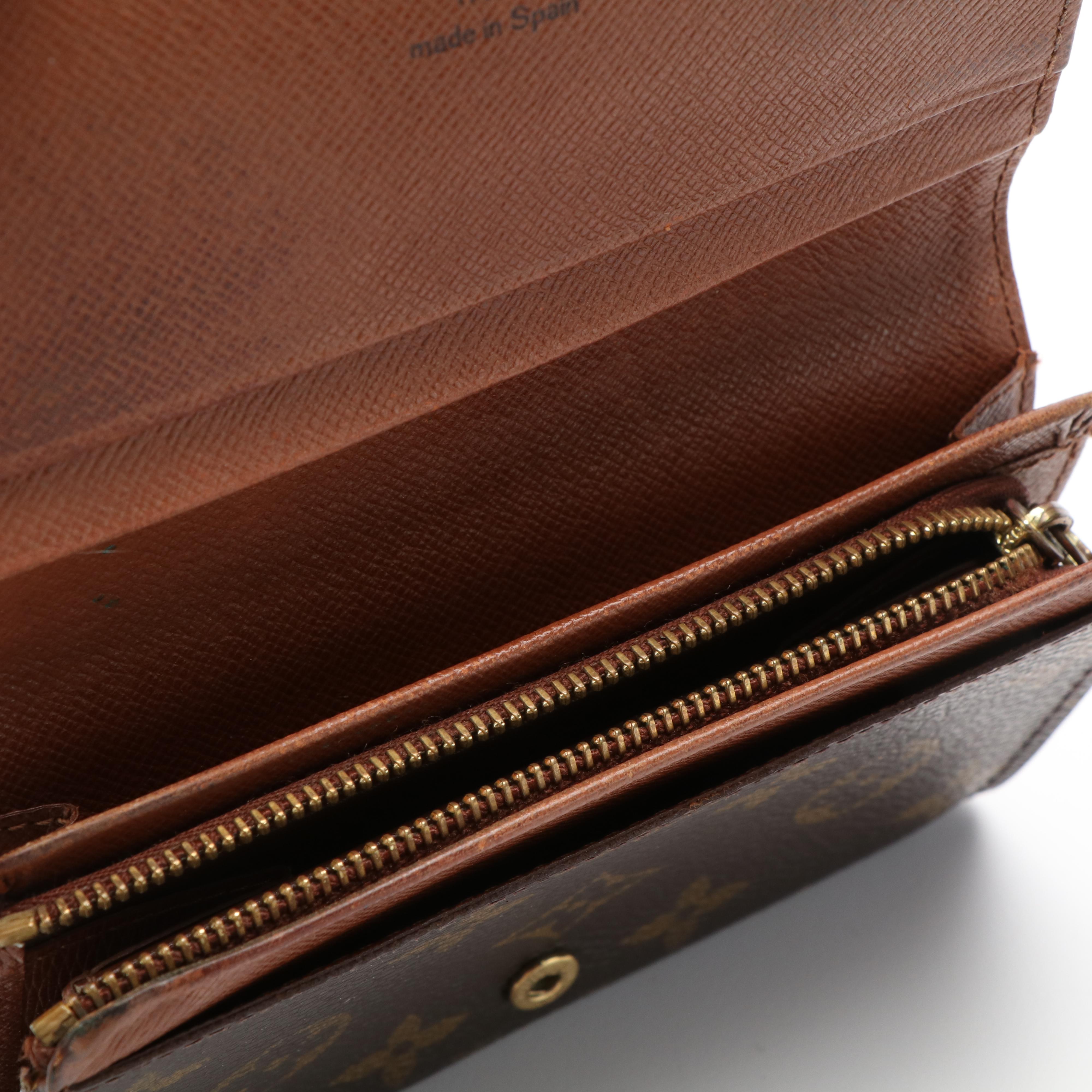 Louis Vuitton Porte Tresor Wallet in Monogram Coated Canvas