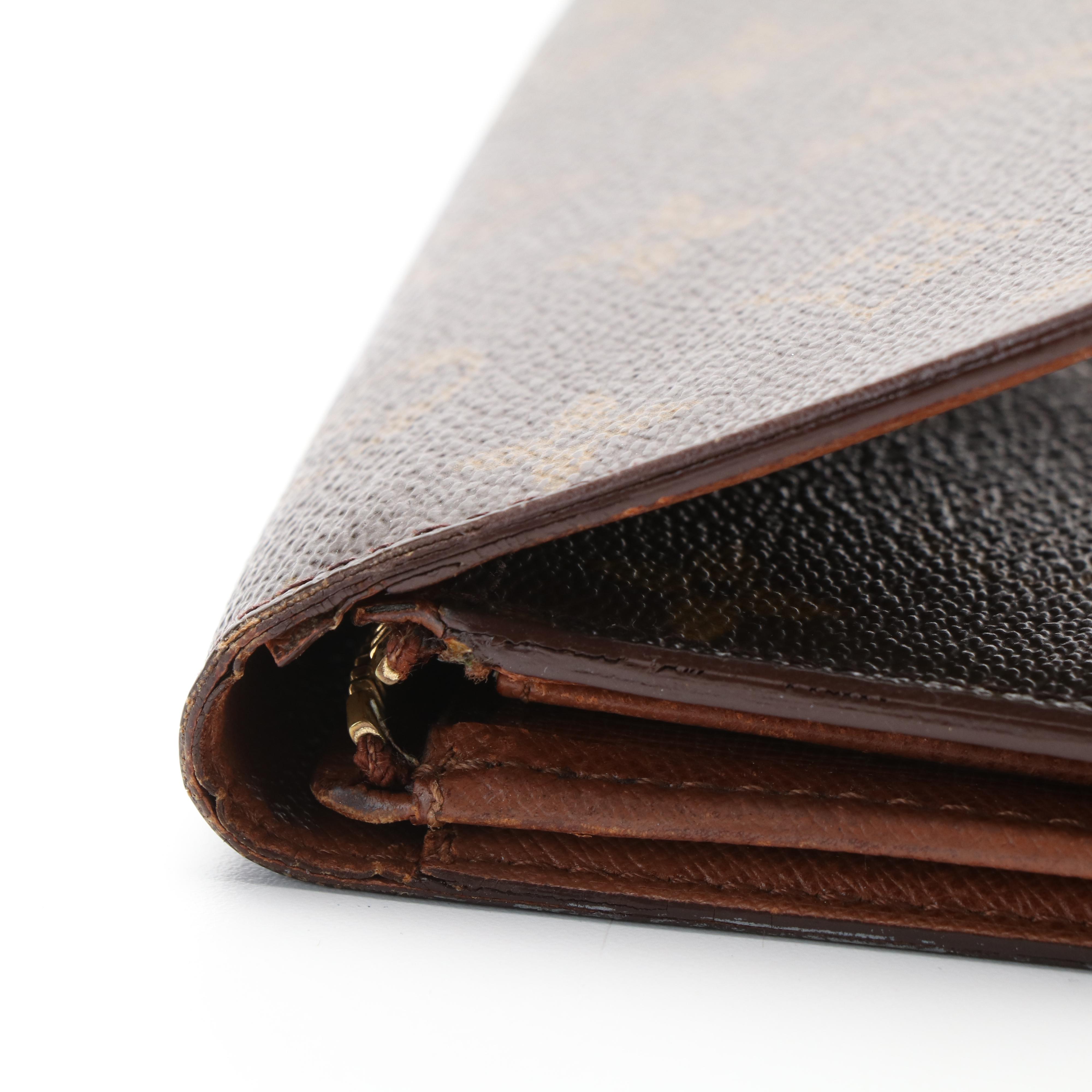 Louis Vuitton Porte Tresor Wallet in Monogram Coated Canvas